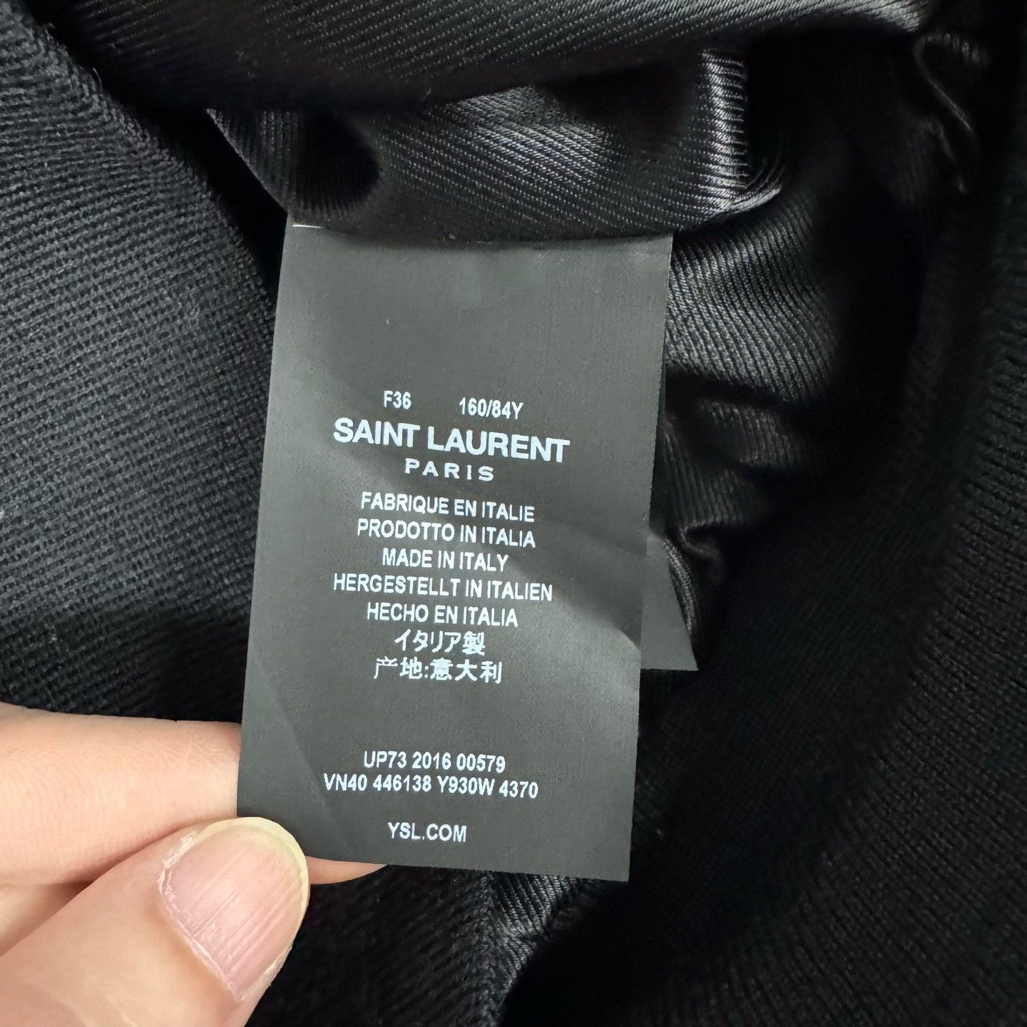 Saint Laurent Paris Saint Laurent SLP Blue Shark Embroidery Bomber Jacket Size XS / US 0-2 / IT 36-38 - 7 Thumbnail
