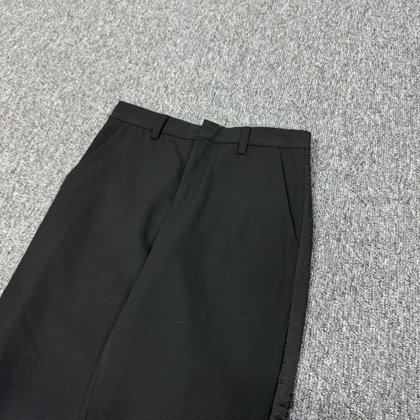 Miu Miu Miu Miu Wool Sequin Side Trousers Size 36" / US 14 / IT 50 - 4 Thumbnail