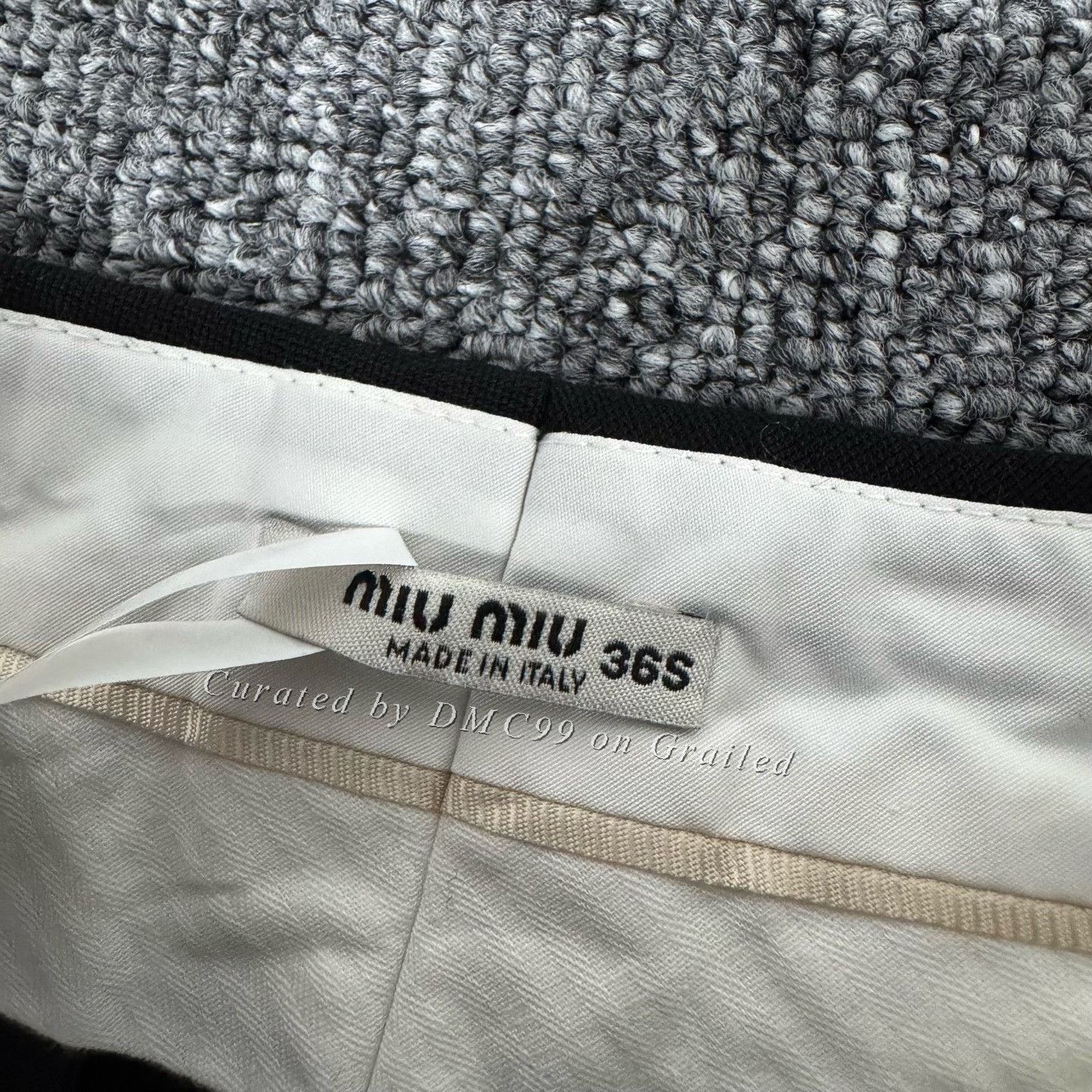 Miu Miu Miu Miu Wool Sequin Side Trousers Size 36" / US 14 / IT 50 - 5 Thumbnail