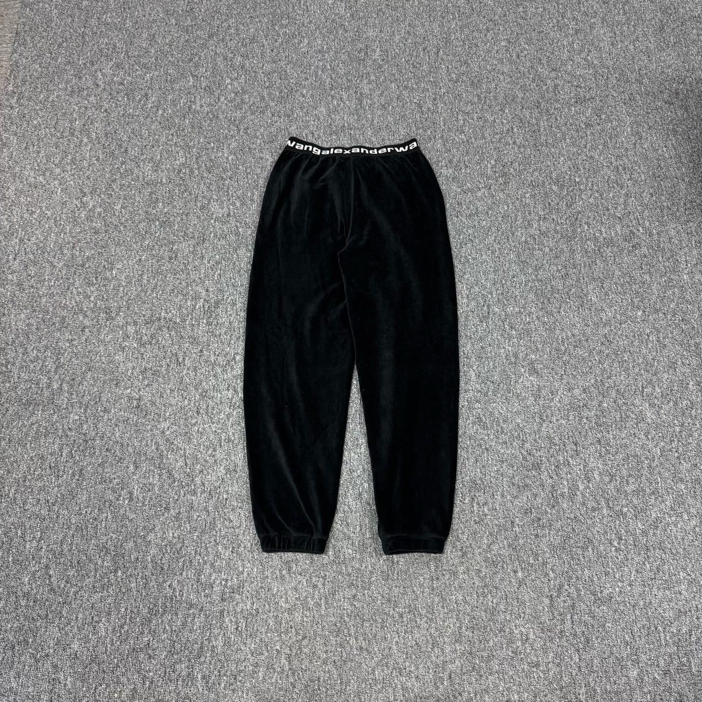 Alexander Wang Alexander Wang Logo Belted Velvet Joggers XXS Size 22" - 2 Thumbnail