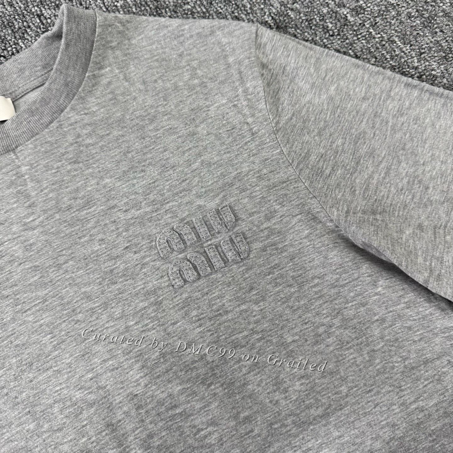 Miu Miu Miumiu SS23 Logo Short-Sleeve T-Shirt M Size M / US 6-8 / IT 42-44 - 4 Thumbnail