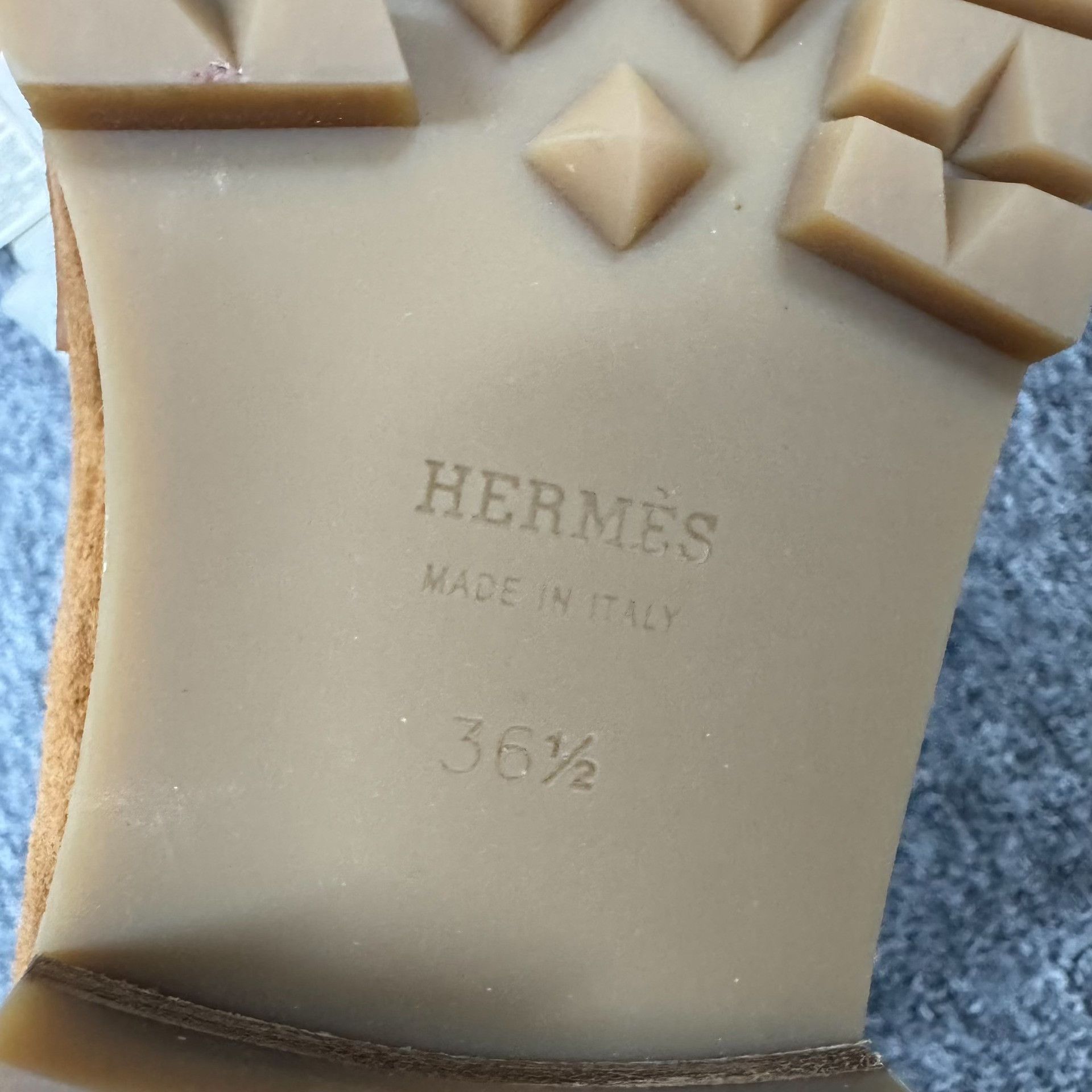 Hermes Hermes Suede H Buckle Loafers 36.5 Size US 5.5 / IT 35.5 - 8 Thumbnail