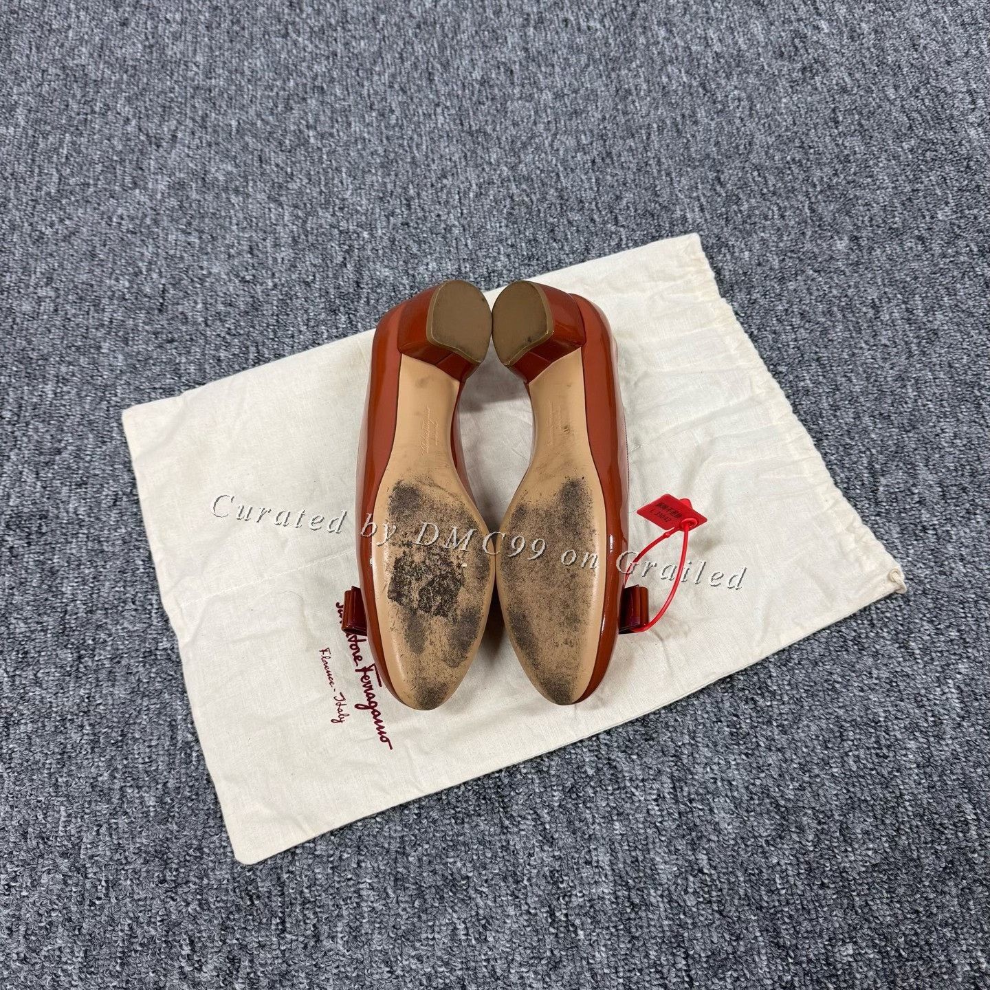 Salvatore Ferragamo Ferragamo Patent Leather Bow Low-Heel Shoes Size US 6 / IT 36 - 5 Thumbnail