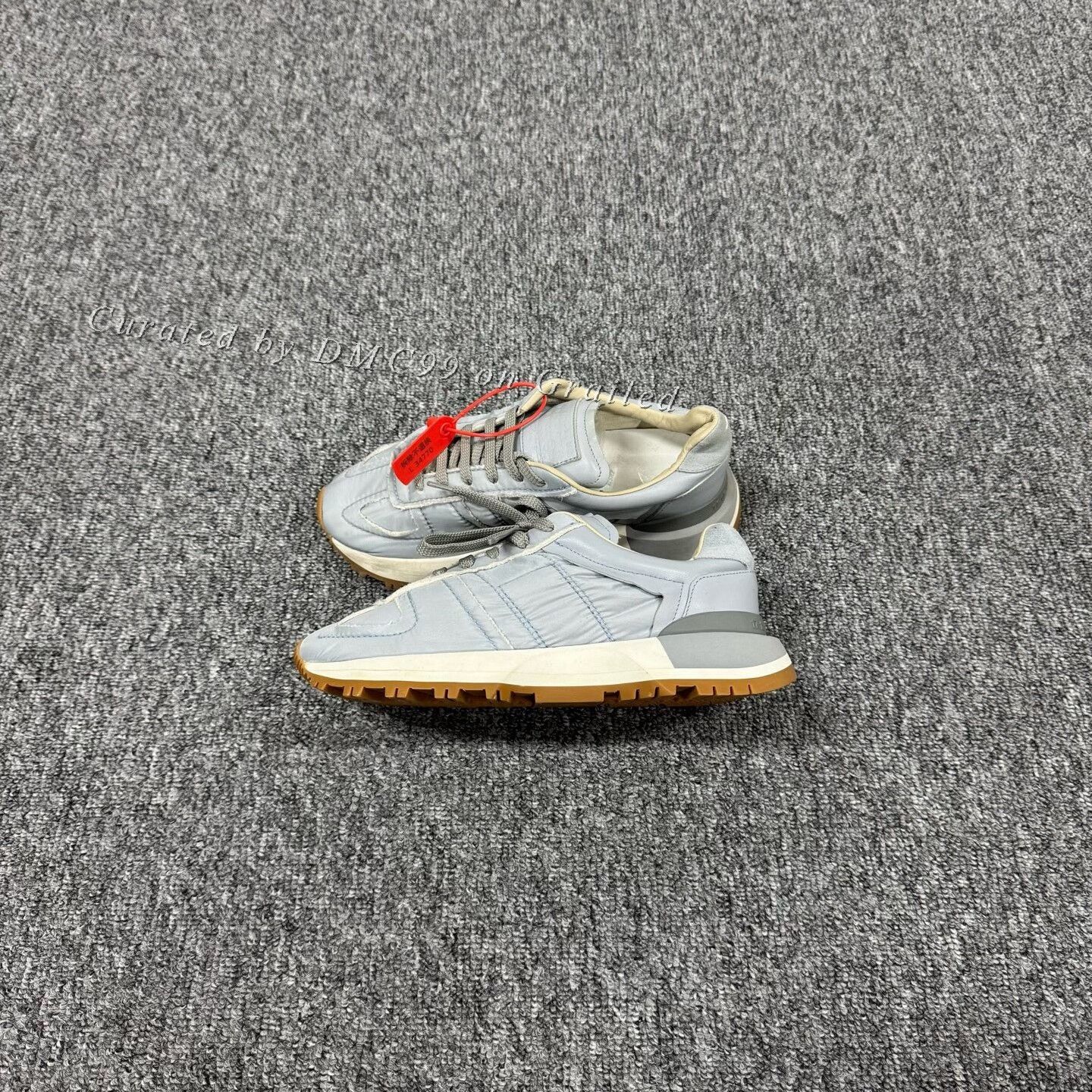 Maison Margiela Maison Margiela Light Blue Thick Sole Sneakers Size US 6 / IT 36 - 2 Thumbnail
