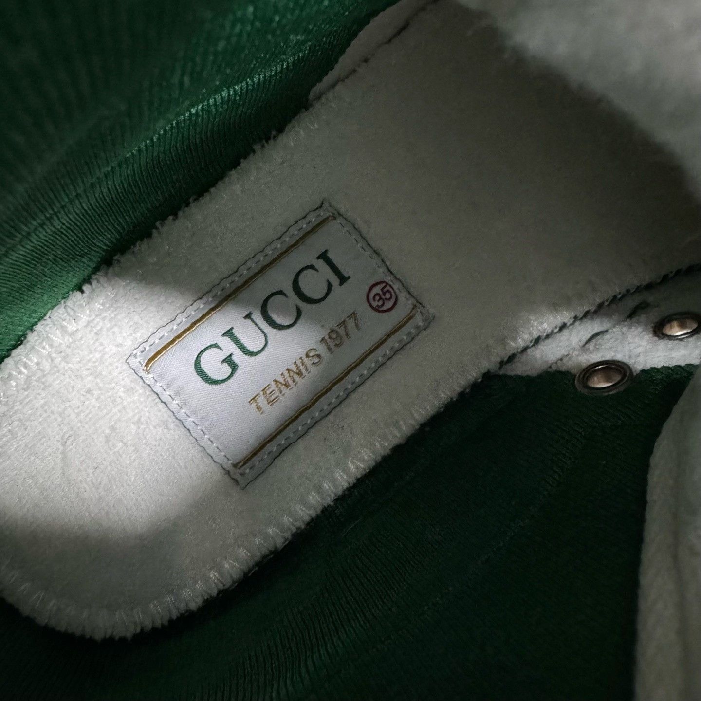 Gucci Gucci Denim GG Monogram High-Top Sneakers Size US 4 / IT 34 - 7 Thumbnail