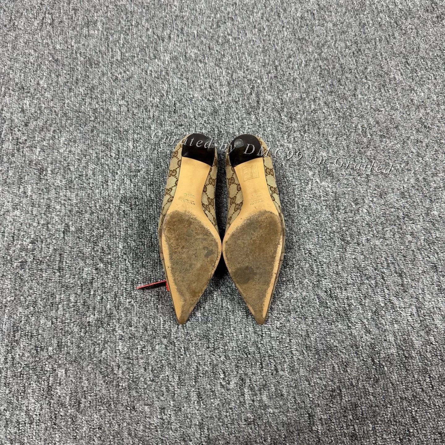 Gucci Gucci GG Monogram High Heels 35.5 Size US 4.5 / IT 34.5 - 4 Thumbnail