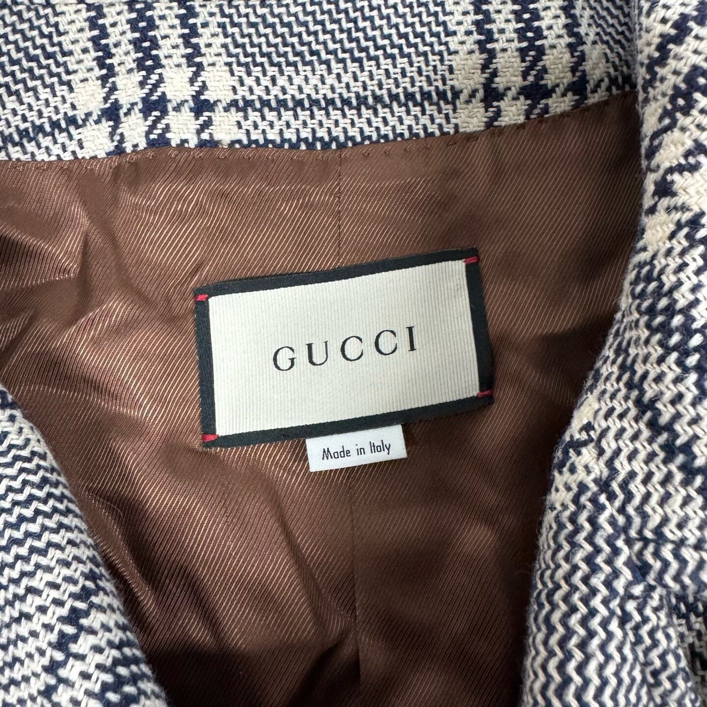 Gucci Gucci Houndstooth Double-Breasted Coat Size M / US 6-8 / IT 42-44 - 4 Thumbnail
