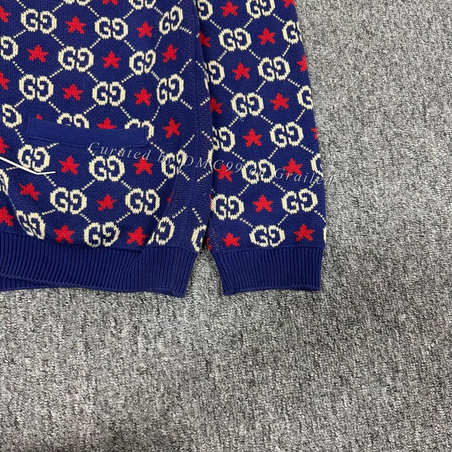 Gucci Gucci Double G Print Knit Cardigan Size US L / EU 52-54 / 3 - 3 Thumbnail