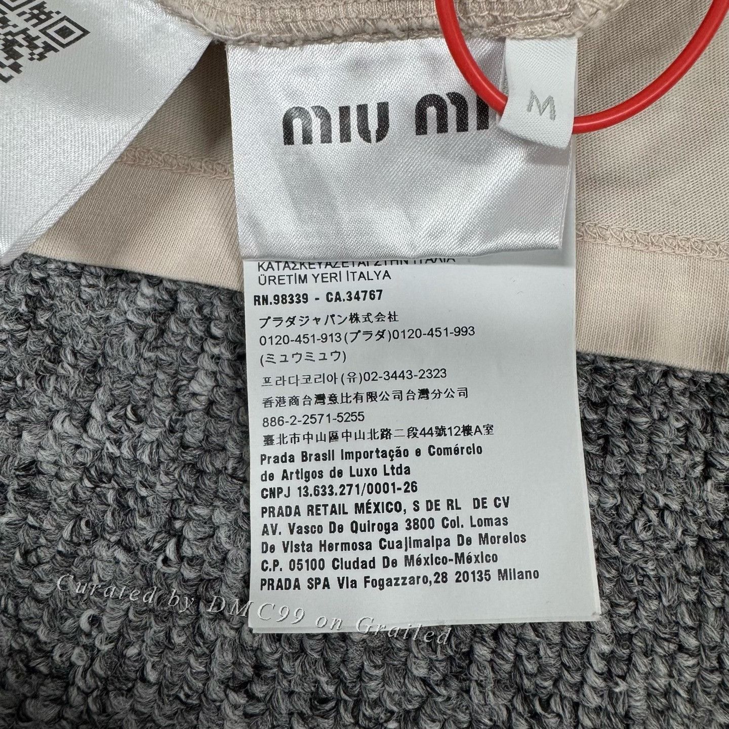 Miu Miu Miu Miu Crystal Logo Casual Short-Sleeve Size M / US 6-8 / IT 42-44 - 6 Thumbnail