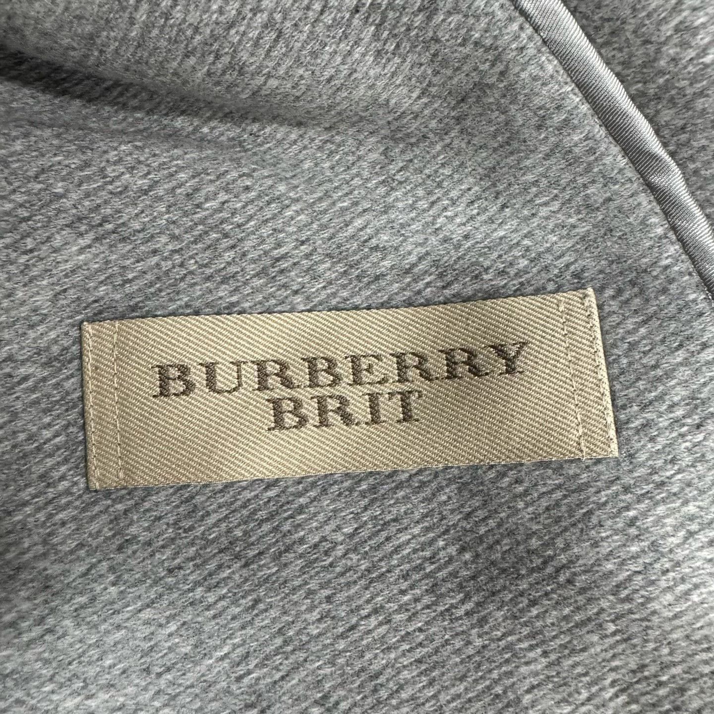 Burberry Burberry Gray Horn Button Hooded Wool Coat L Size L / US 10 / IT 46 - 5 Thumbnail