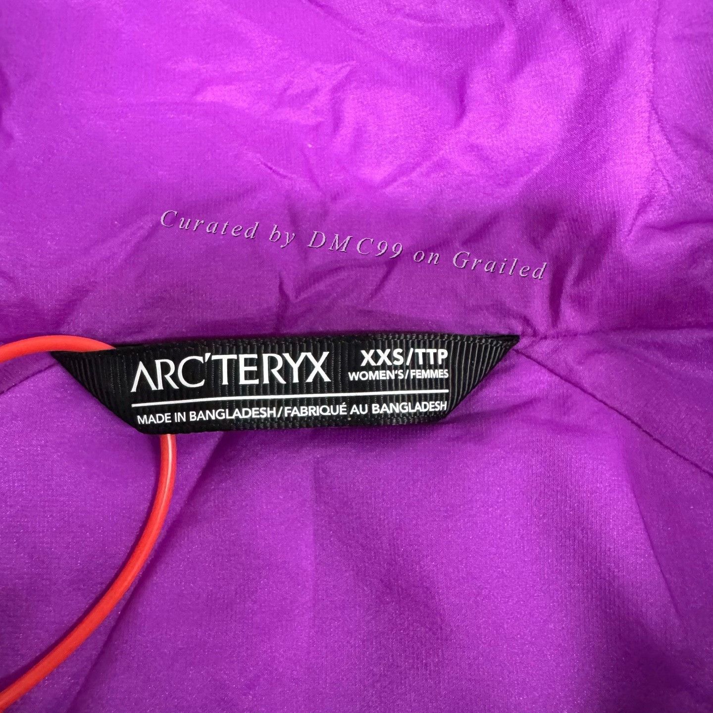 Arc'teryx Arcteryx Atom Violet Embroidered Logo Hooded Jacket Size XXS / US 00 / IT 34 - 6 Thumbnail