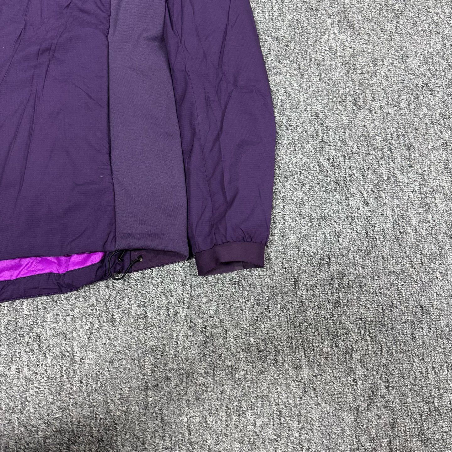 Arc'teryx Arcteryx Atom Violet Embroidered Logo Hooded Jacket Size XXS / US 00 / IT 34 - 3 Thumbnail
