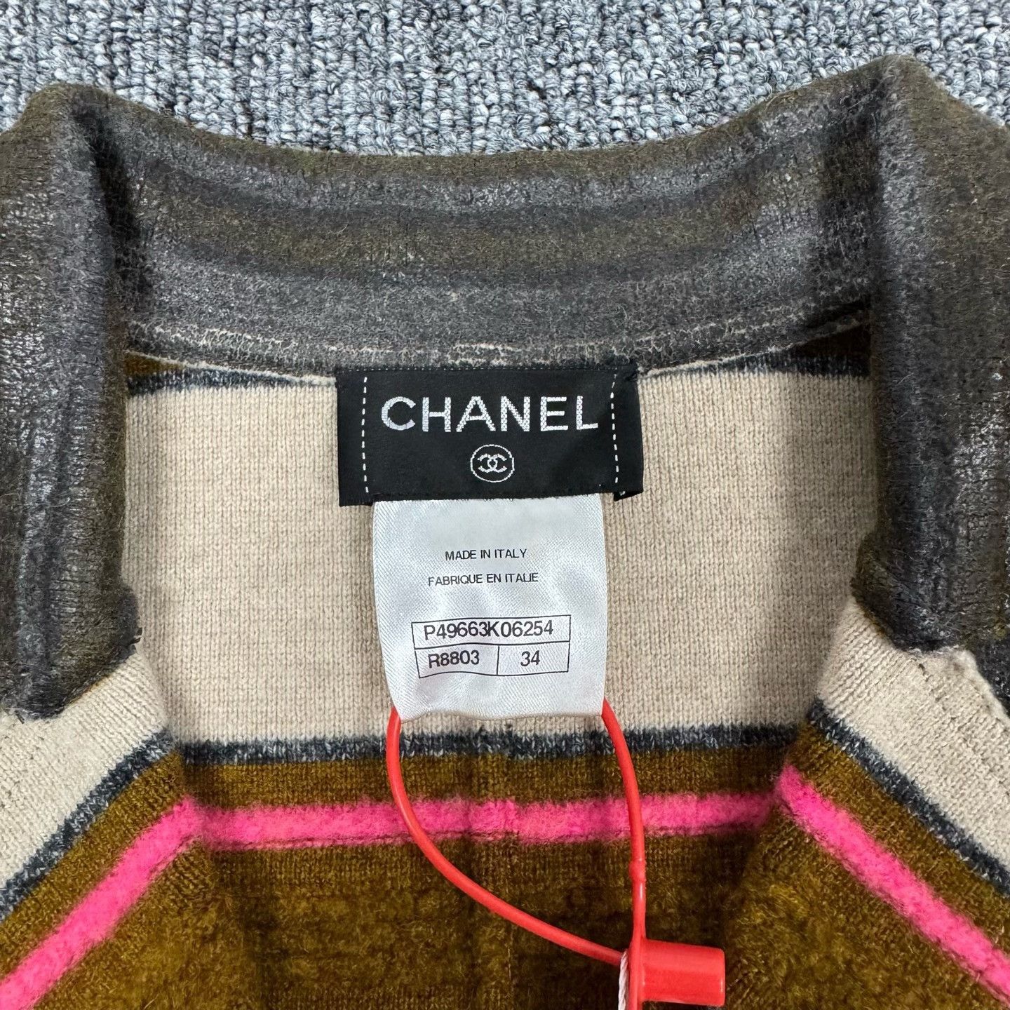 Chanel Chanel Badge Buckle Stripe Blazer Size XXS / US 00 / IT 34 - 5 Thumbnail