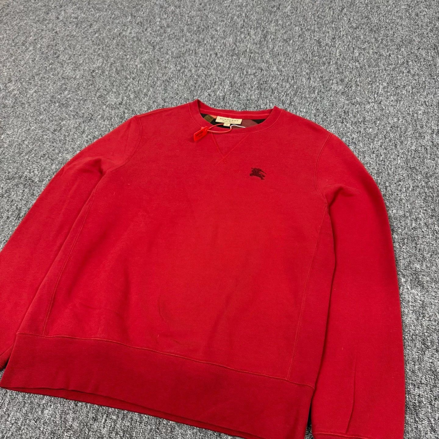 Burberry Burberry Red Knight Embroidery Sweatshirt M Size US M / EU 48-50 / 2 - 4 Thumbnail