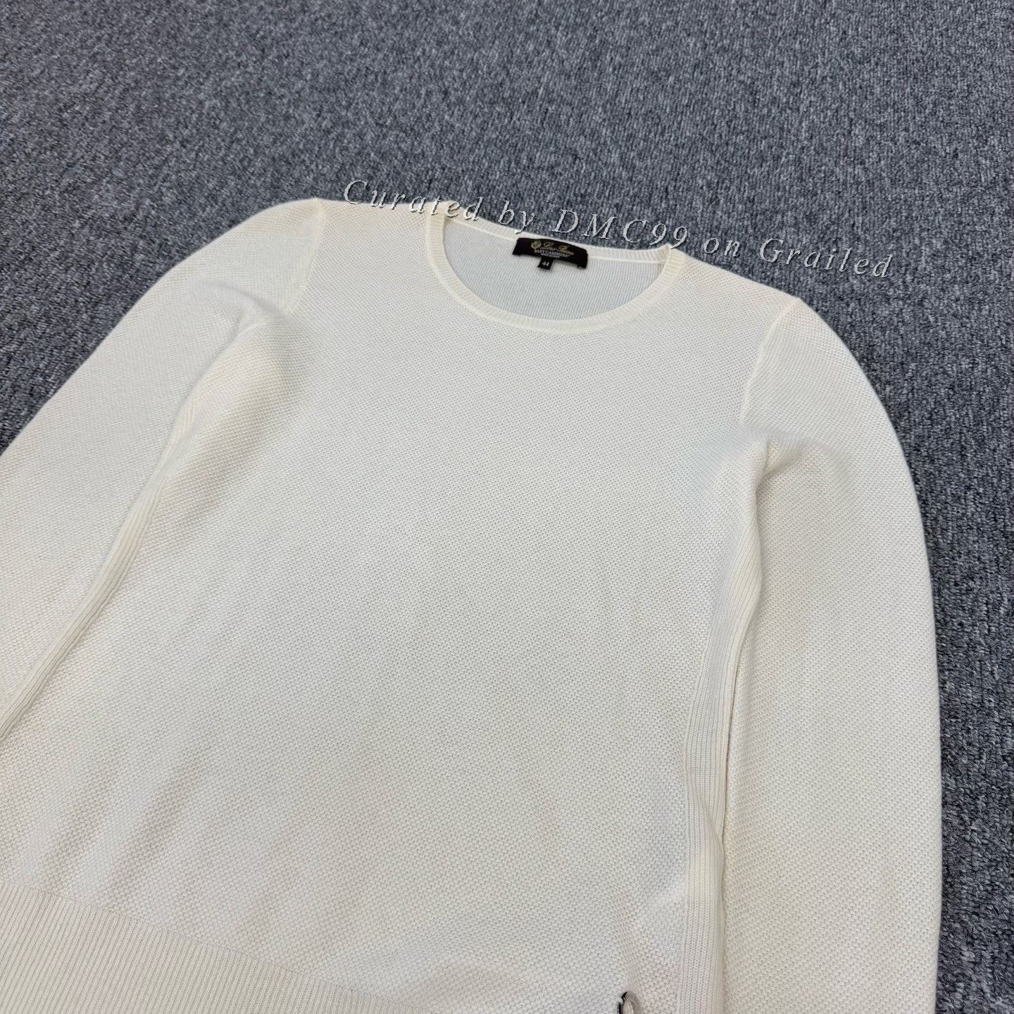Loro Piana Loro Piana Cashmere Knit Sweater Metal Logo Size US S / EU 44-46 / 1 - 4 Thumbnail