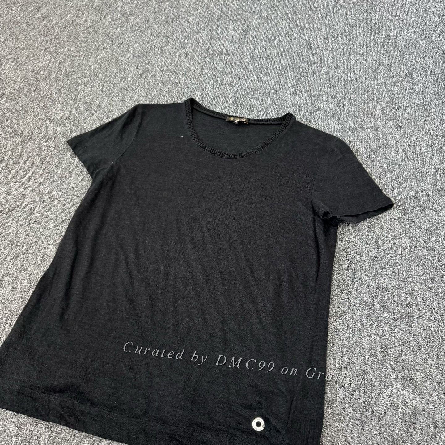 Loro Piana Loro Piana Silk Wool Logo Short-Sleeve T-shirt Size US S / EU 44-46 / 1 - 3 Thumbnail
