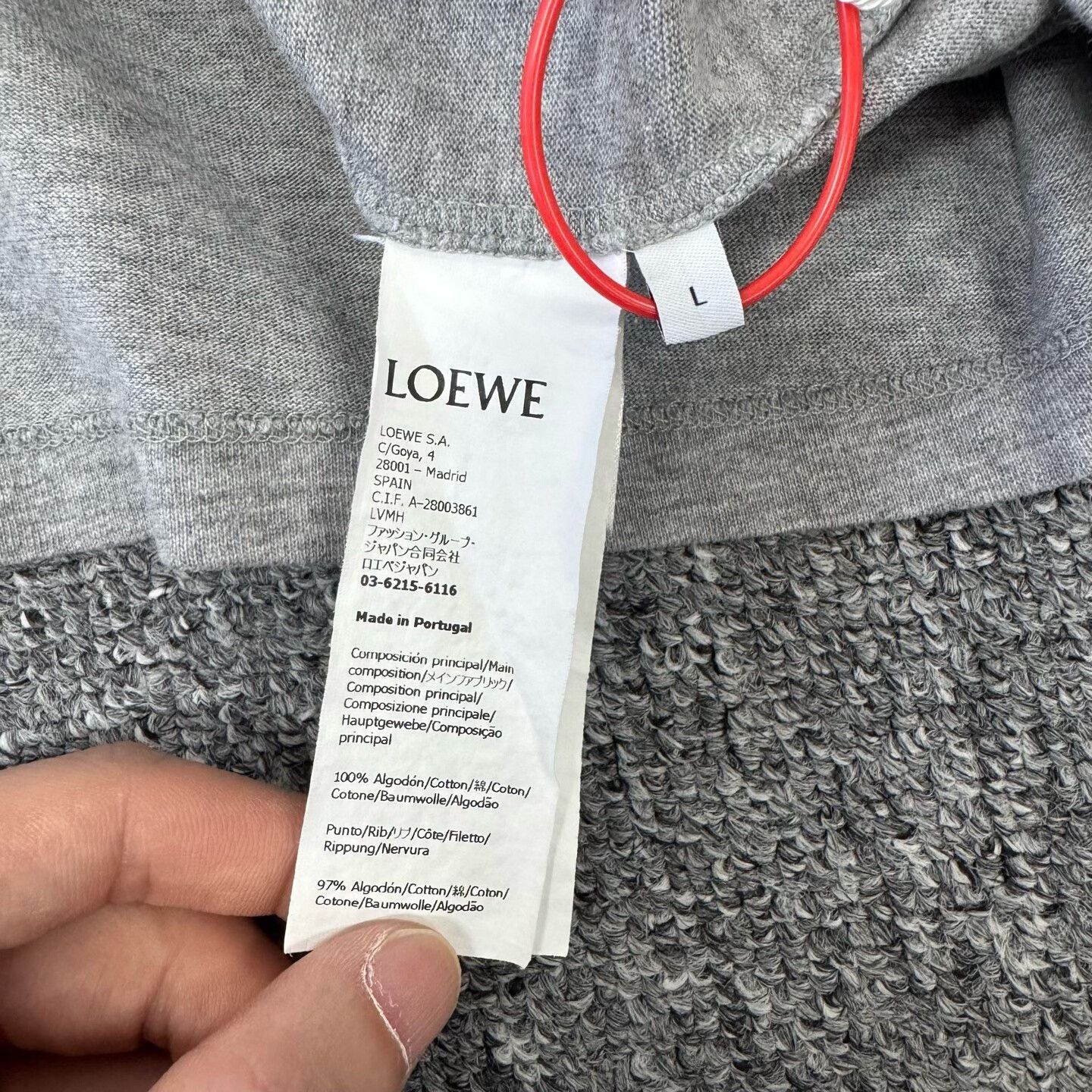 Loewe Loewe x Suna Fujita Rabbit Embroidery Tee Size L / US 10 / IT 46 - 6 Thumbnail