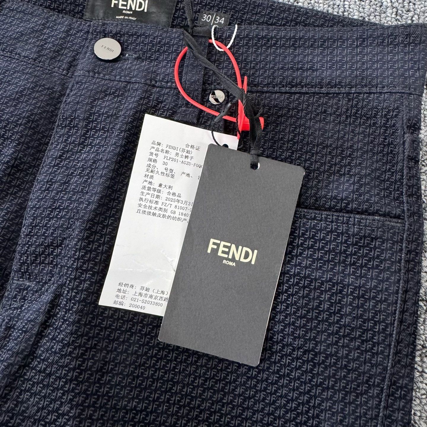 Fendi Fendi Black Jeans Size 30 New Size US 30 / EU 46 - 5 Thumbnail