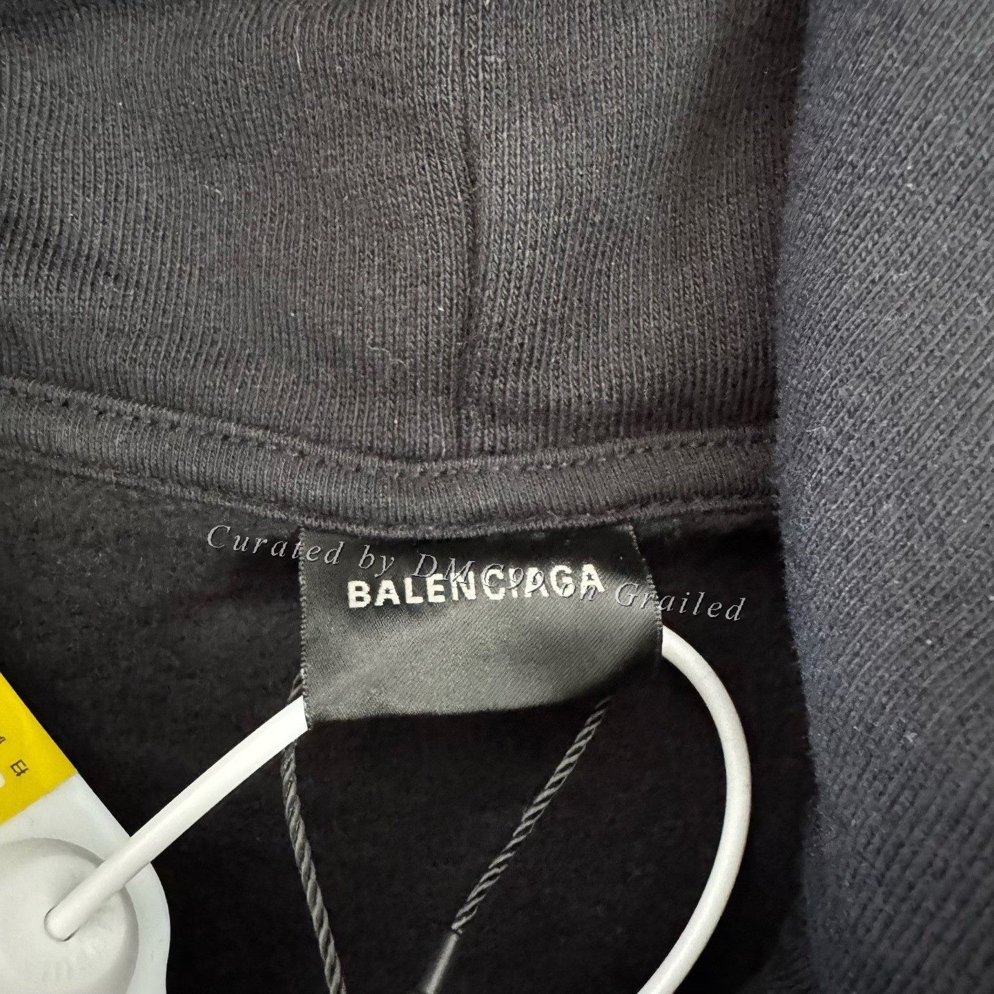 Balenciaga Balenciaga Black Reversed Letter Print Hoodie Size US M / EU 48-50 / 2 - 7 Thumbnail
