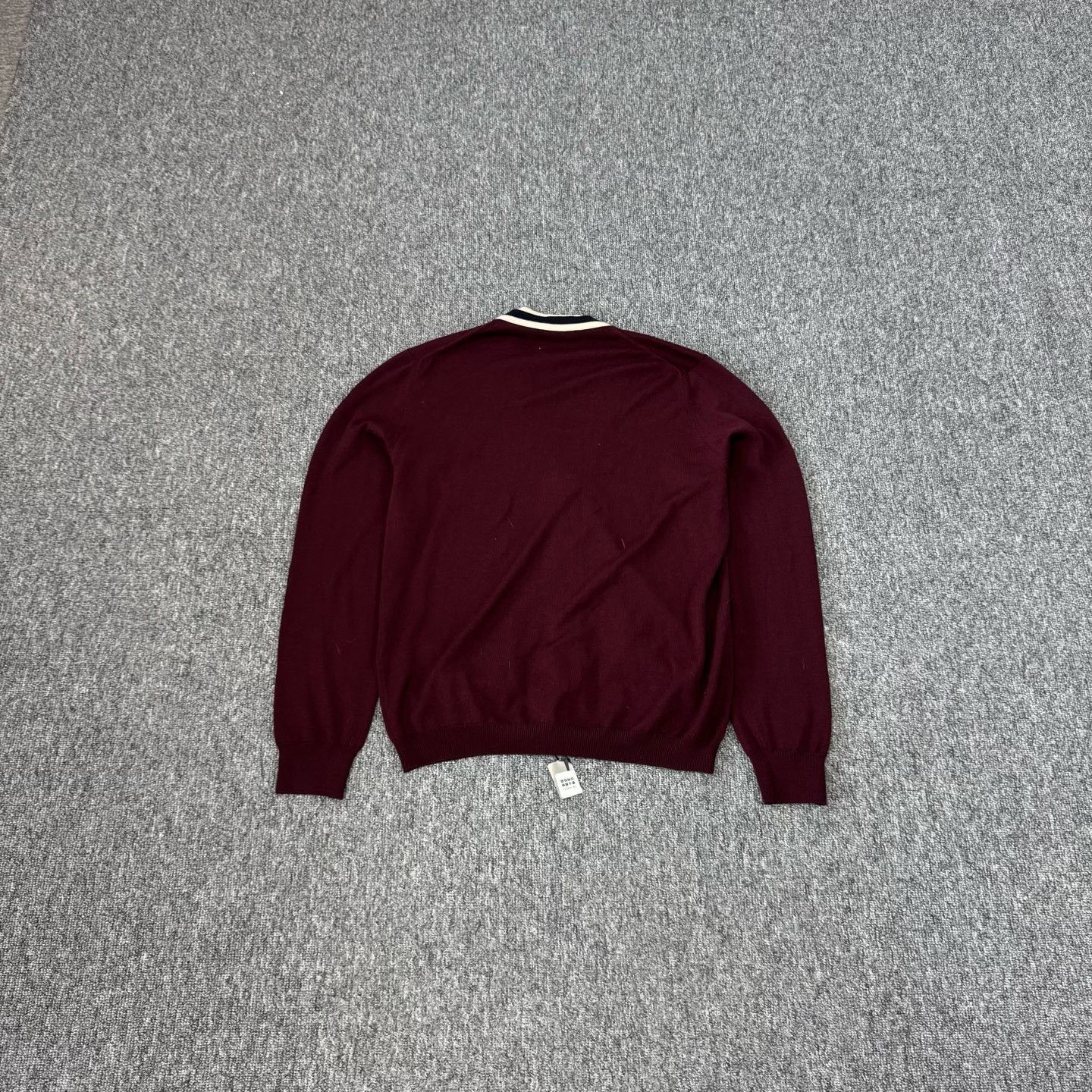 Gucci Gucci Burgundy Knit Cardigan Size L Size US L / EU 52-54 / 3 - 2 Thumbnail