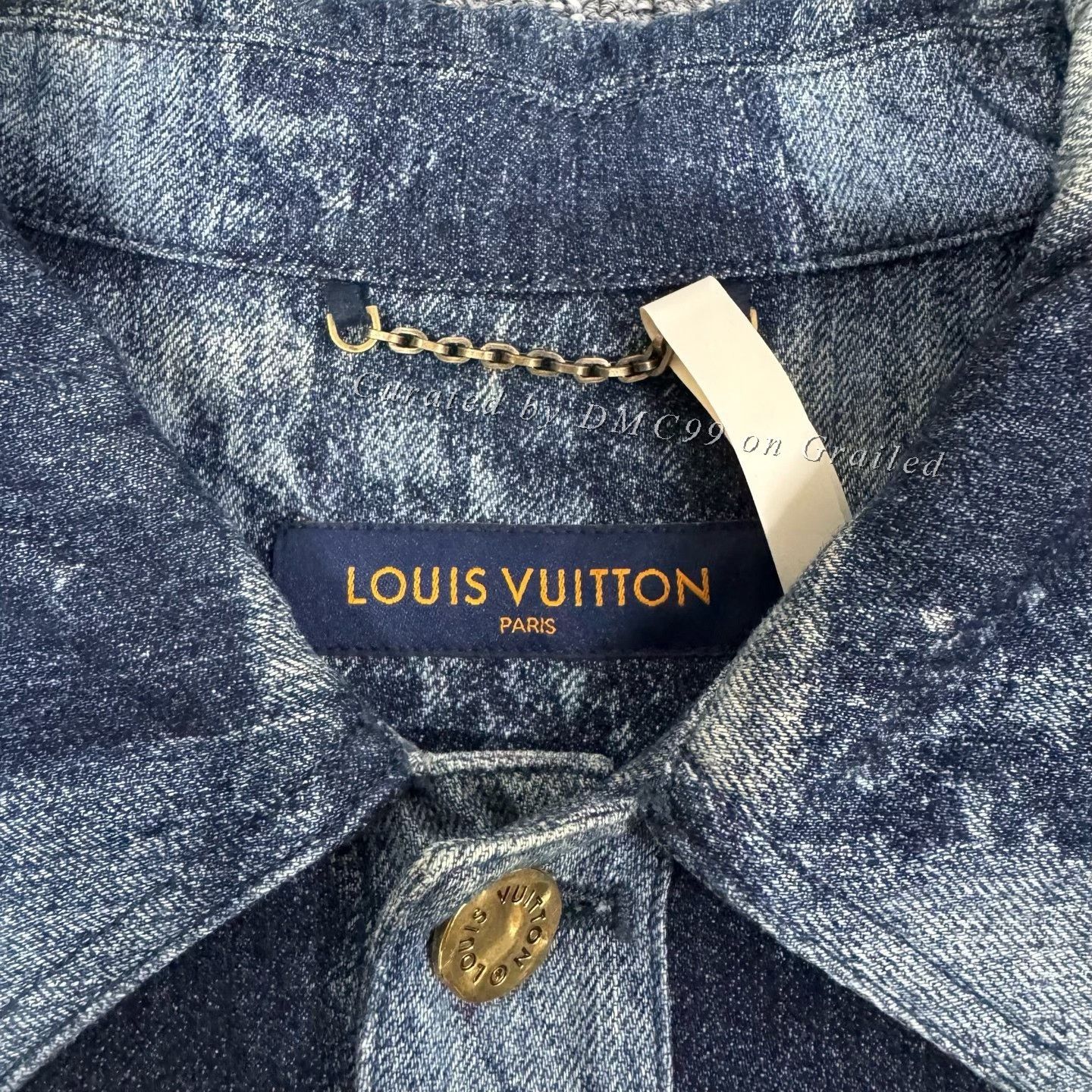 Louis Vuitton Louis Vuitton Damier Denim Short-Sleeve Shirt Jacket Size US XS / EU 42 / 0 - 5 Thumbnail