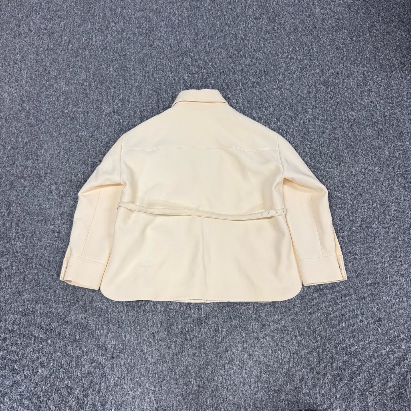 Fendi Fendi Beige Patchwork Leather Belted Shirt Coat Size S / US 4 / IT 40 - 2 Thumbnail
