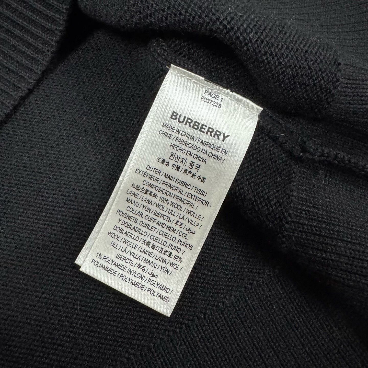 Burberry Burberry Graffiti Logo Knit Sweater Size XS / US 0-2 / IT 36-38 - 6 Thumbnail