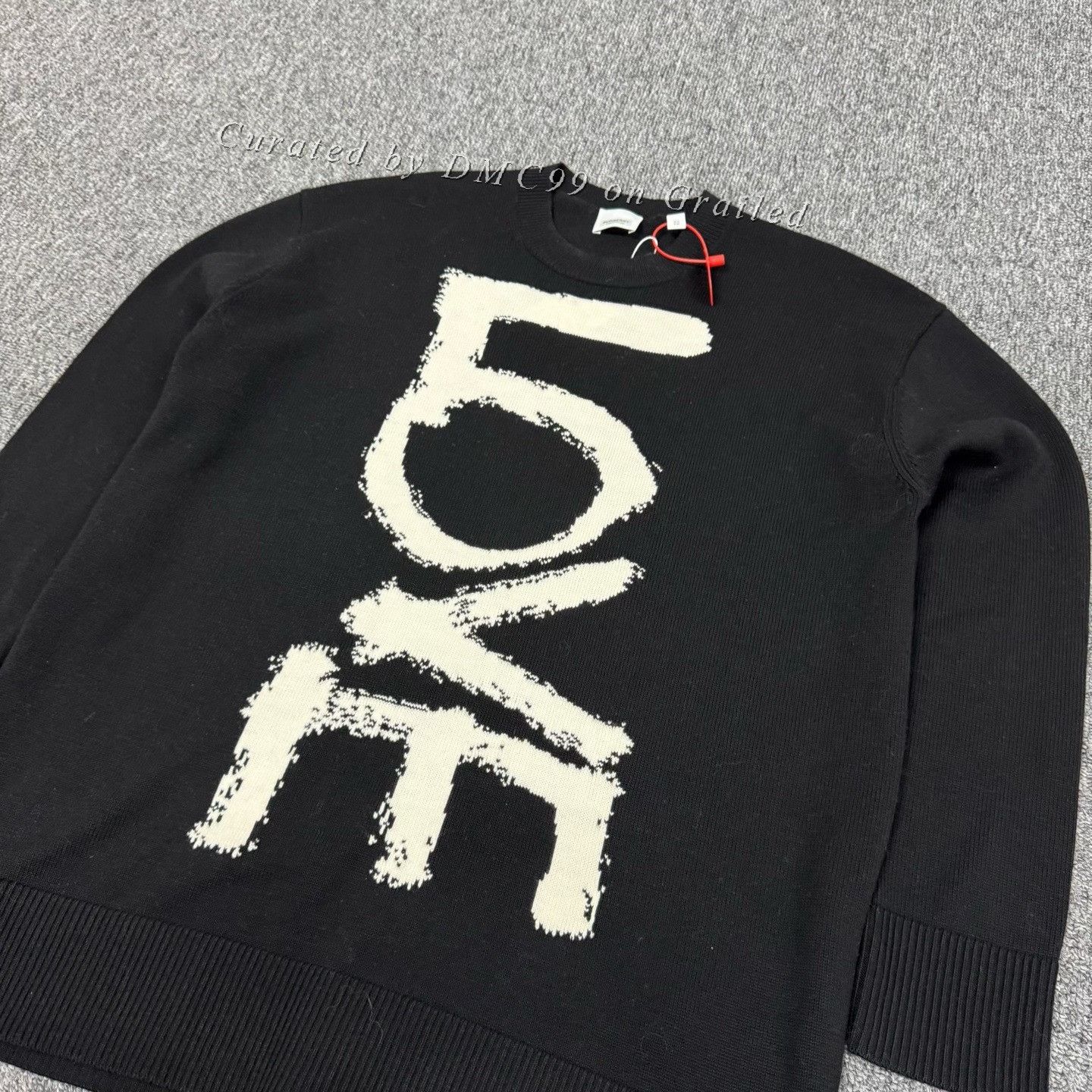 Burberry Burberry Graffiti Logo Knit Sweater Size XS / US 0-2 / IT 36-38 - 4 Thumbnail