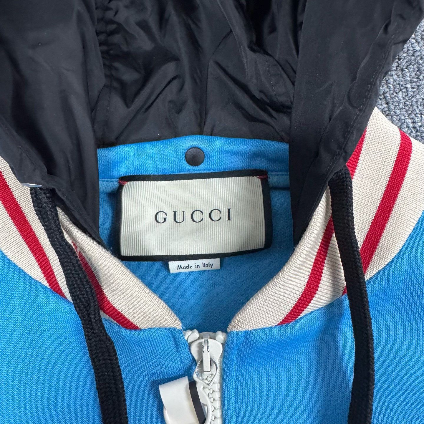 Gucci Gucci Colorblock Logo Hooded Jacket Size US S / EU 44-46 / 1 - 5 Thumbnail