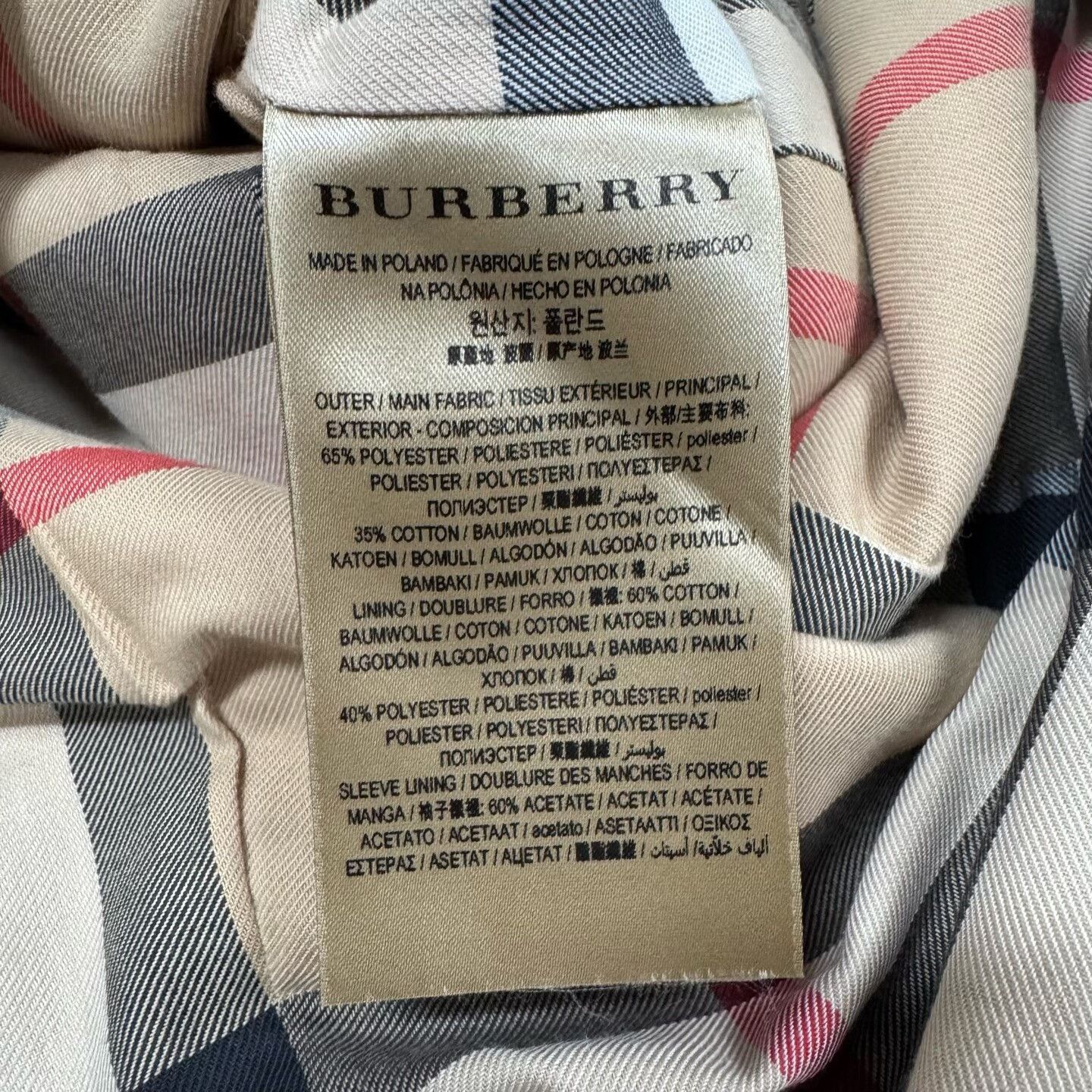 Burberry Burberry Beige Double-Breasted Belted Trench Coat Size XXS / US 00 / IT 34 - 7 Thumbnail