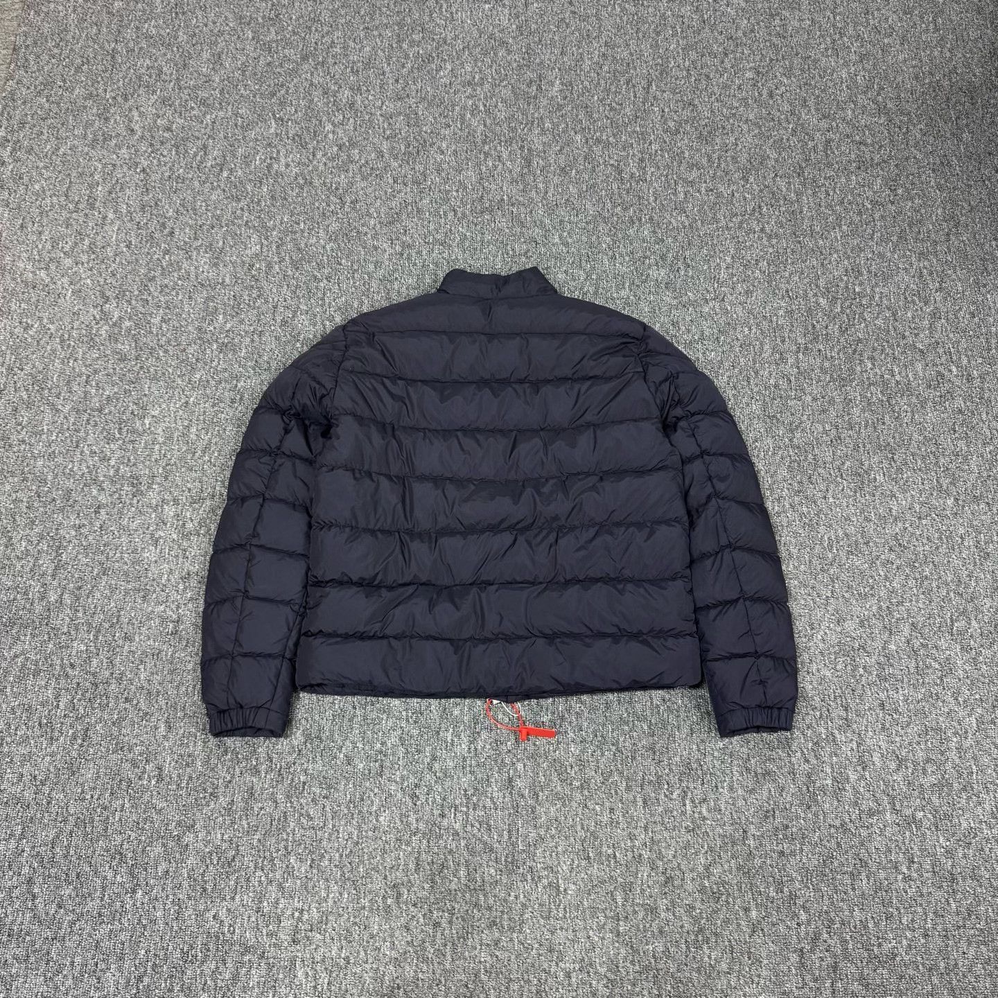 Moncler Moncler Navy Letter Logo Stand Collar Down Jacket Size US M / EU 48-50 / 2 - 2 Thumbnail