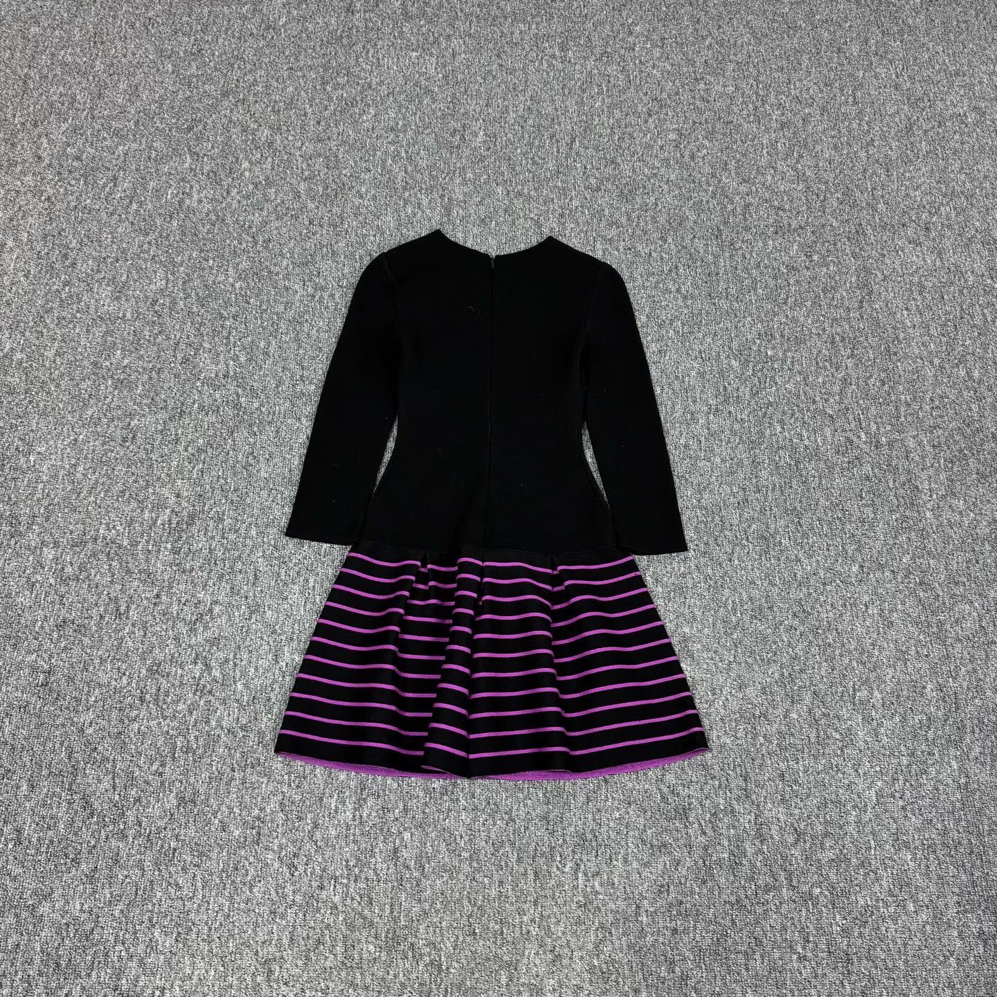 Fendi Fendi Black Color-Block Line Knit Dress Size XS / US 0-2 / IT 36-38 - 2 Thumbnail