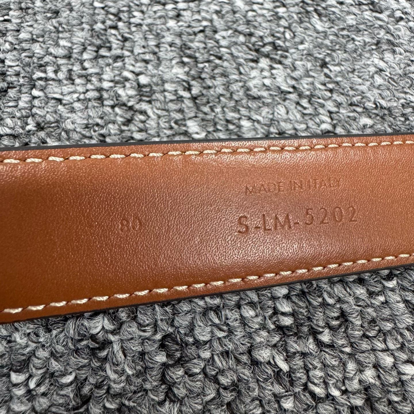 Celine Celine Triomphe Gold Buckle Brown Belt Size ONE SIZE - 7 Thumbnail