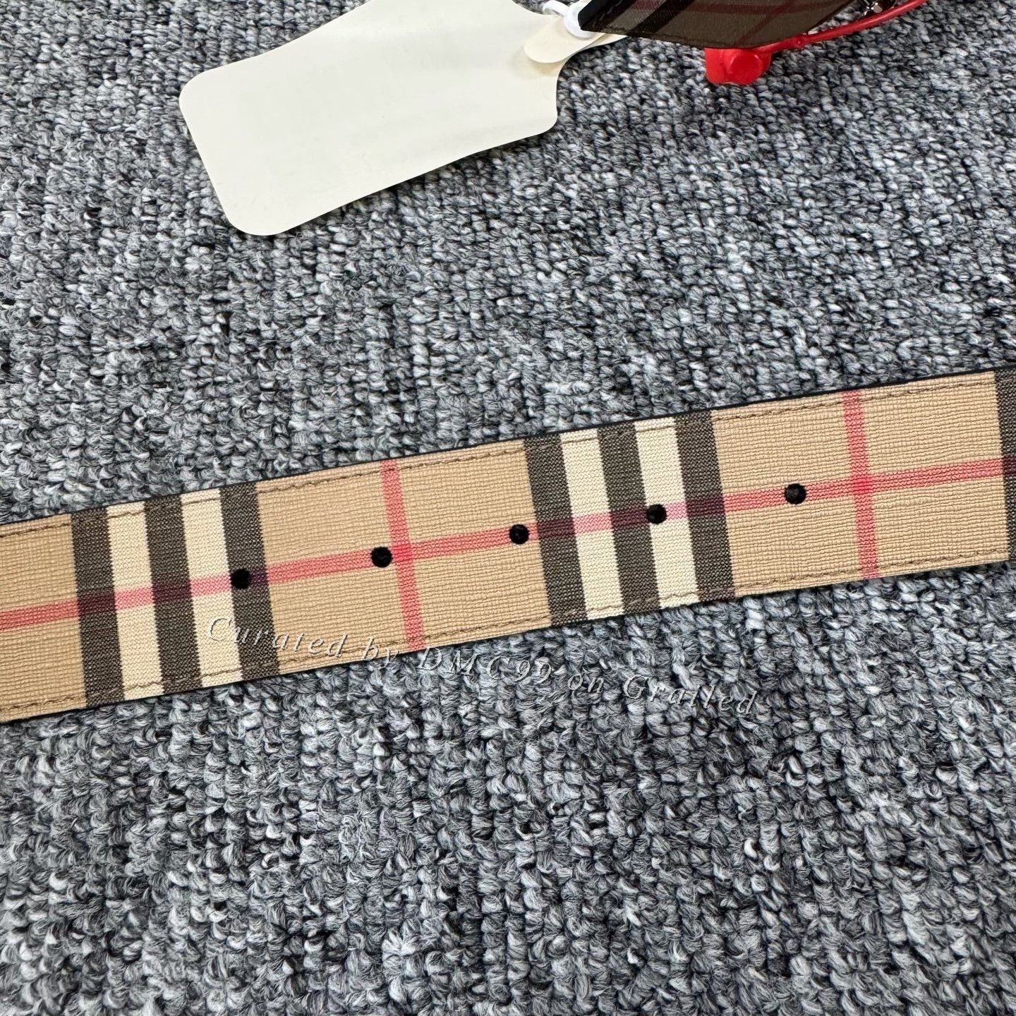 Burberry Burberry Classic Check TB Logo Belt Size ONE SIZE - 6 Thumbnail