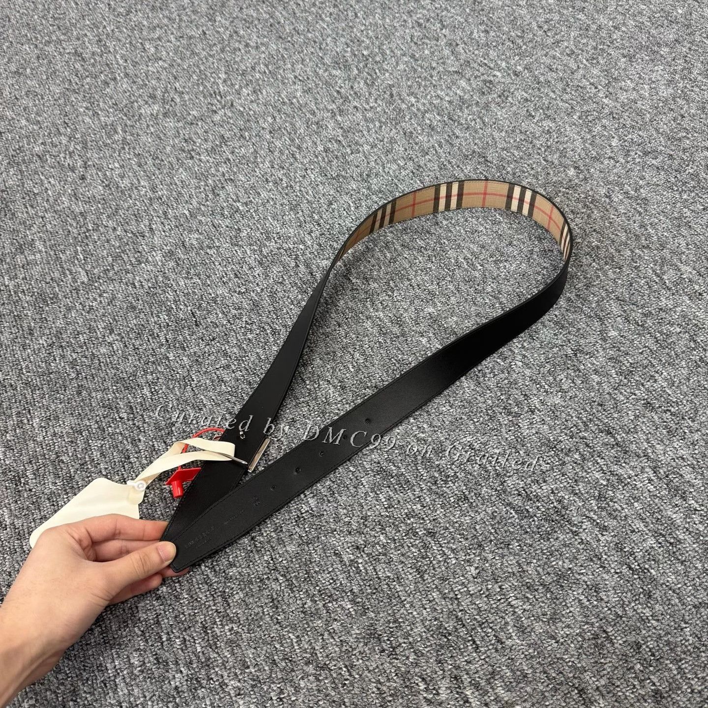 Burberry Burberry Classic Check TB Logo Belt Size ONE SIZE - 4 Thumbnail