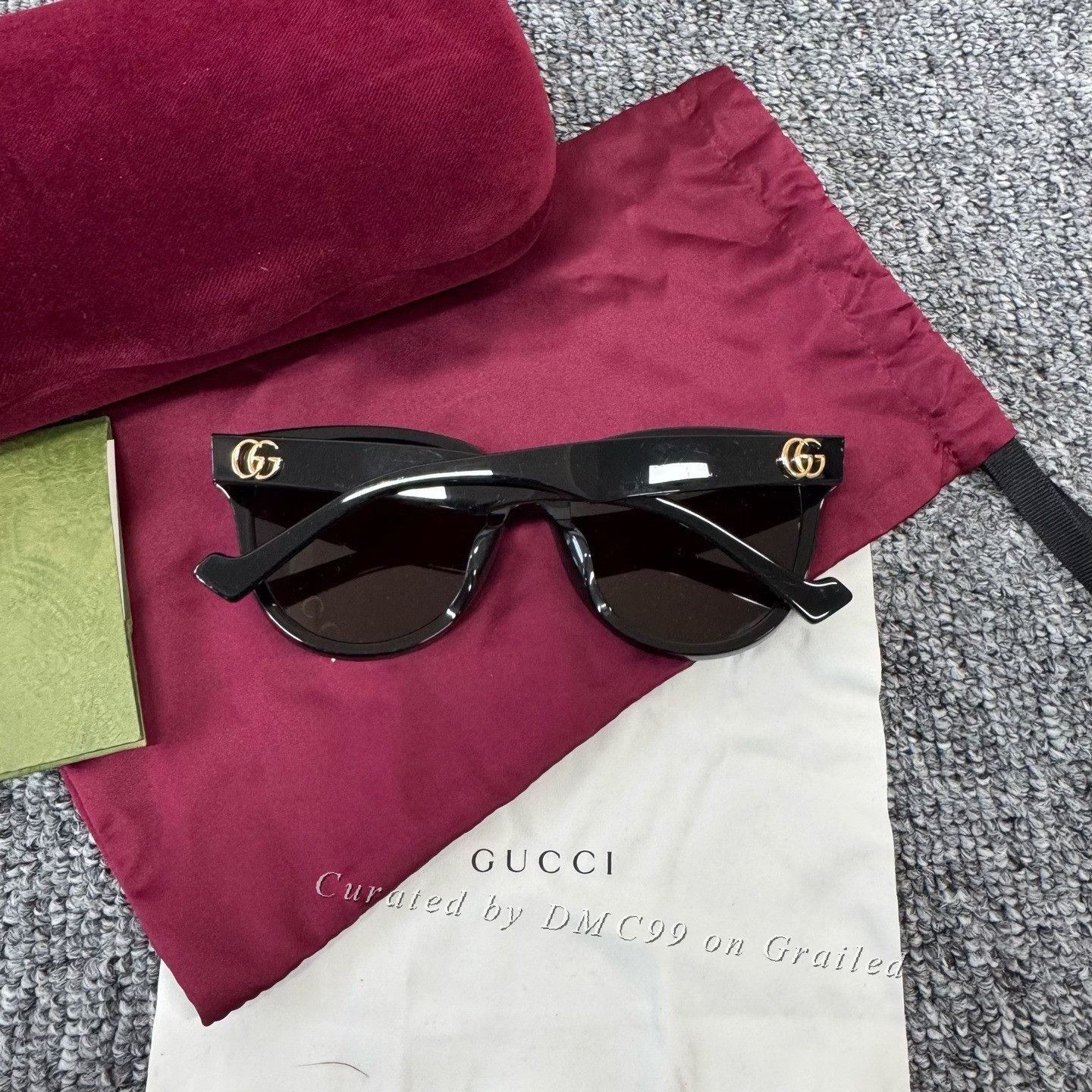 Gucci Gucci Gold Double G Sunglasses New Size ONE SIZE - 3 Thumbnail
