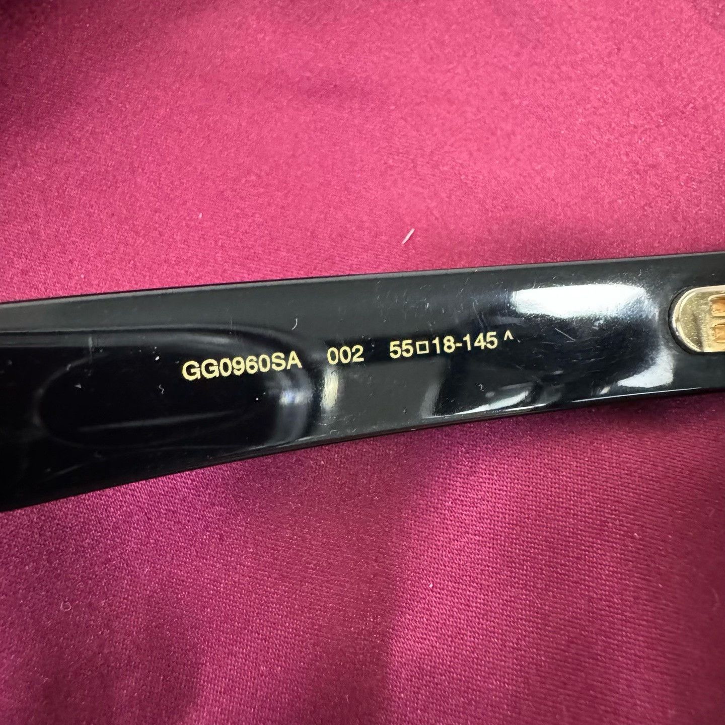 Gucci Gucci Gold Double G Sunglasses New Size ONE SIZE - 7 Thumbnail