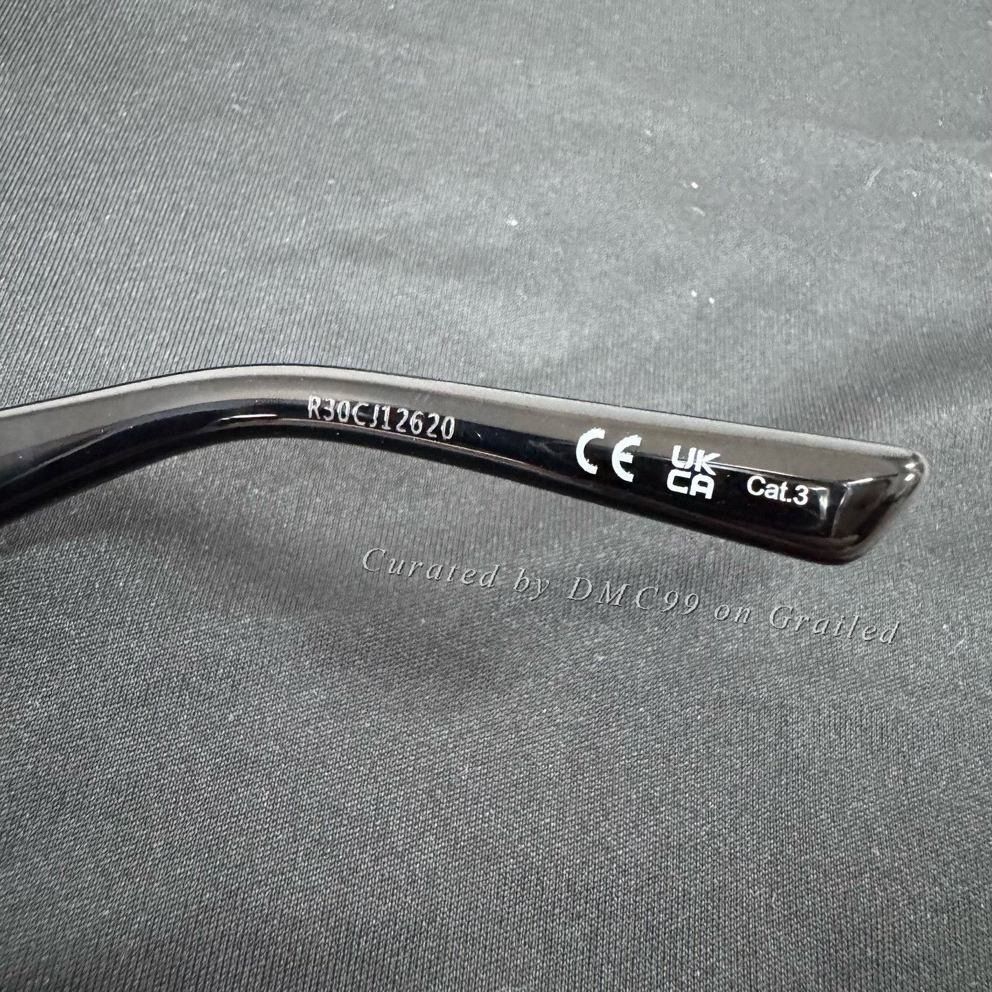 Balenciaga Balenciaga Gold Double B Cat-Eye Sunglasses Size ONE SIZE - 6 Thumbnail