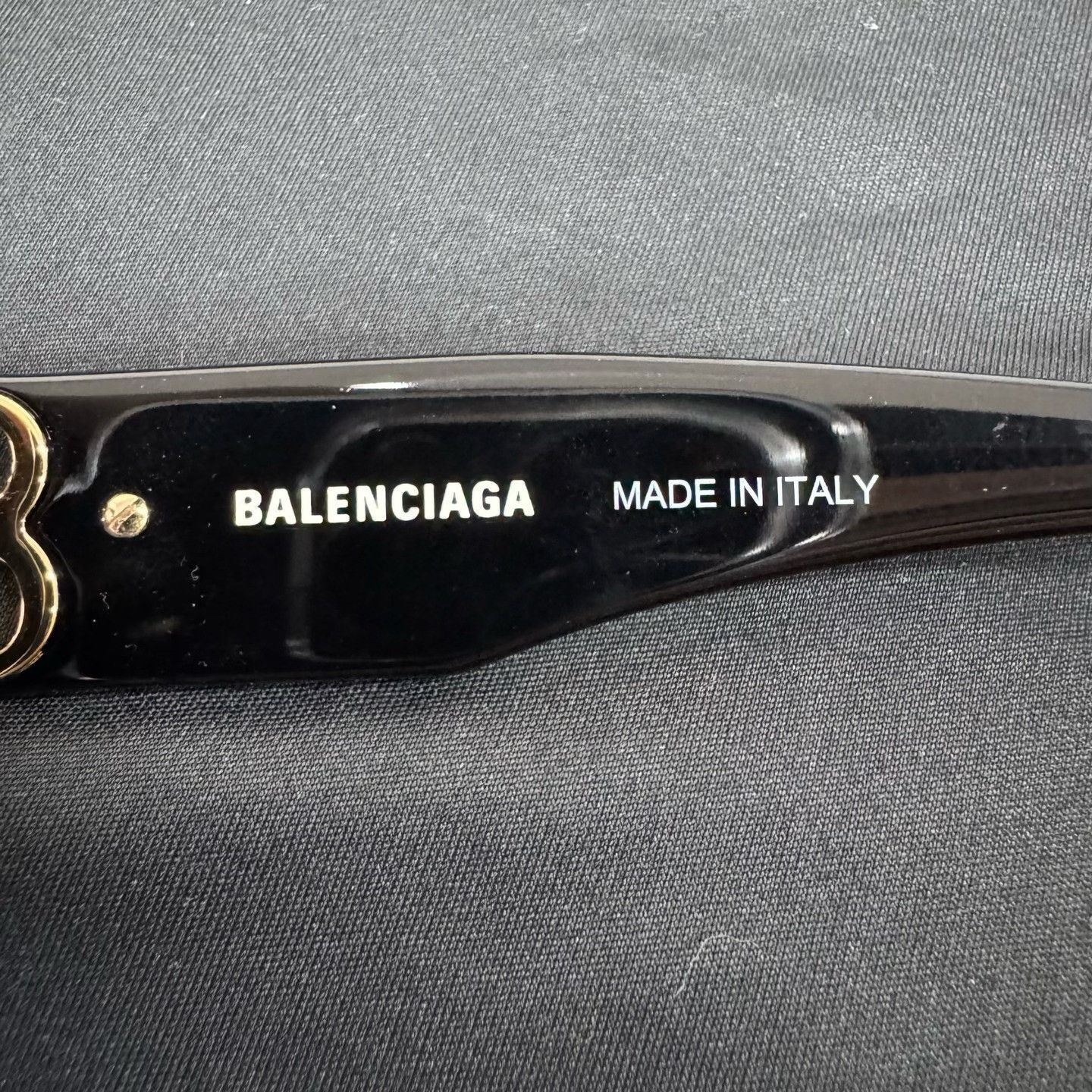 Balenciaga Balenciaga Gold Double B Cat-Eye Sunglasses Size ONE SIZE - 5 Thumbnail