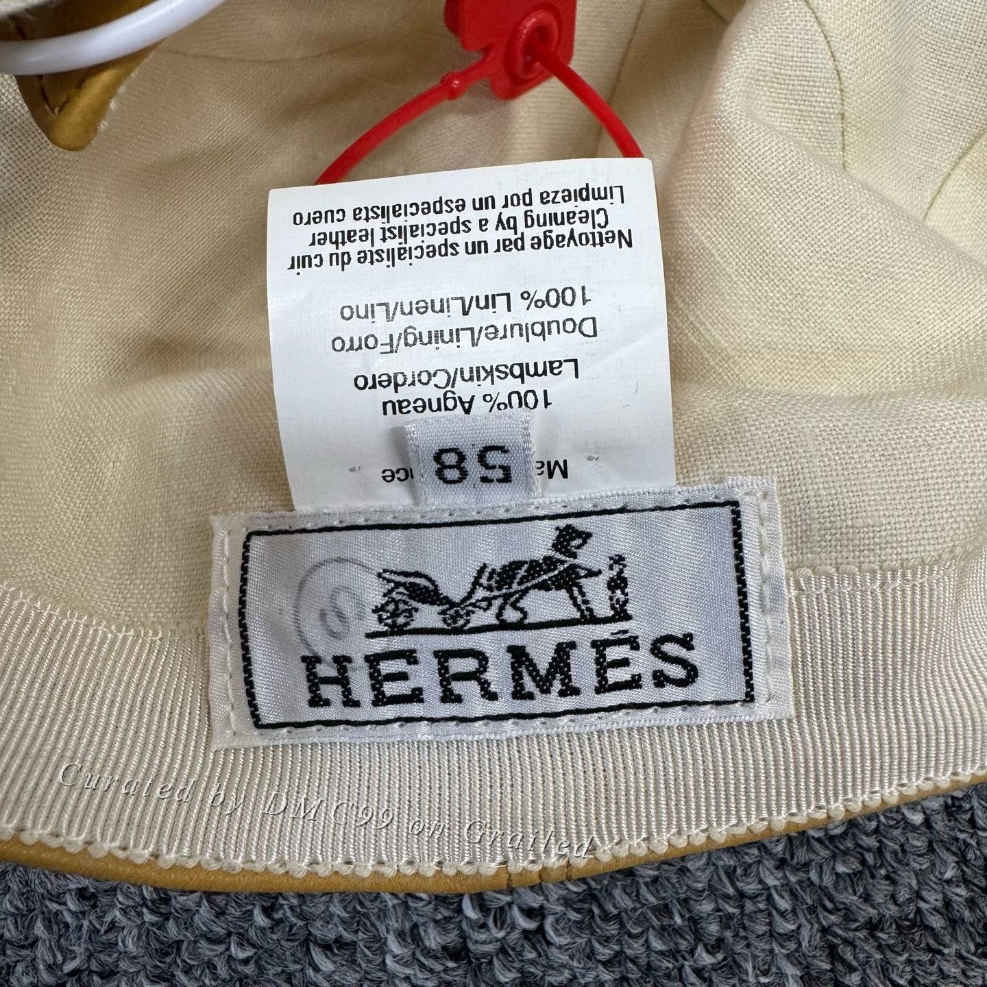 Hermes Hermes Leather H-Embroidered Baseball Cap Size ONE SIZE - 6 Thumbnail
