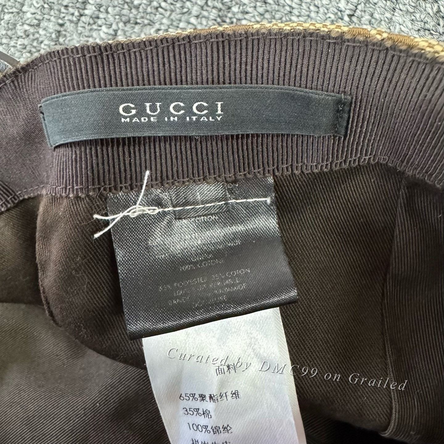 Gucci Gucci Brown Double G Print Baseball Cap Size ONE SIZE - 5 Thumbnail