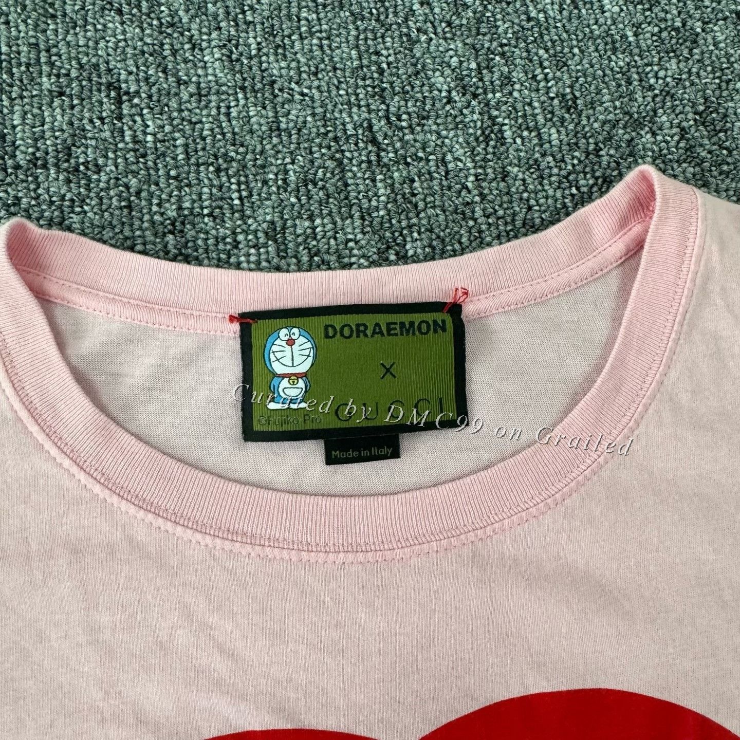 Gucci Gucci x Doraemon Pink Letter Print T-shirt Size S / US 4 / IT 40 - 5 Thumbnail