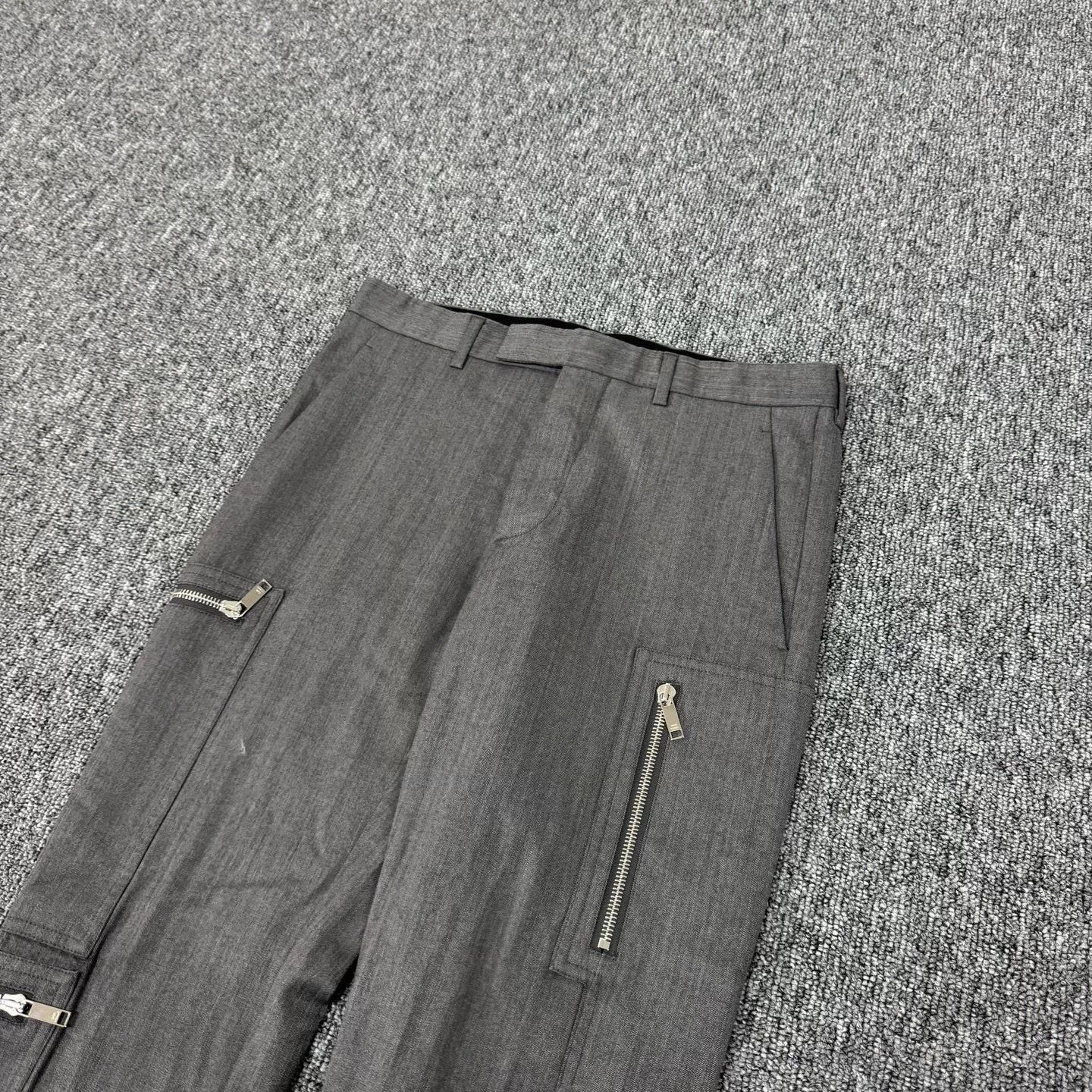 Dior Dior Gray Slim-Fit Tailored Pants 44 Size US 28 / EU 44 - 4 Thumbnail