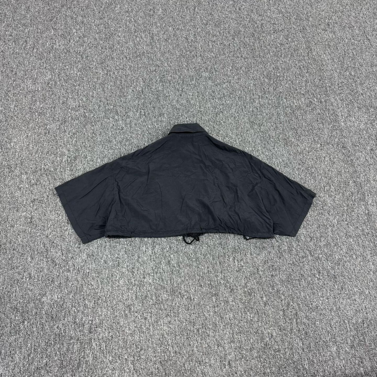 Prada Prada Black Nylon Spliced Short Shirt Jacket Size S / US 4 / IT 40 - 2 Thumbnail