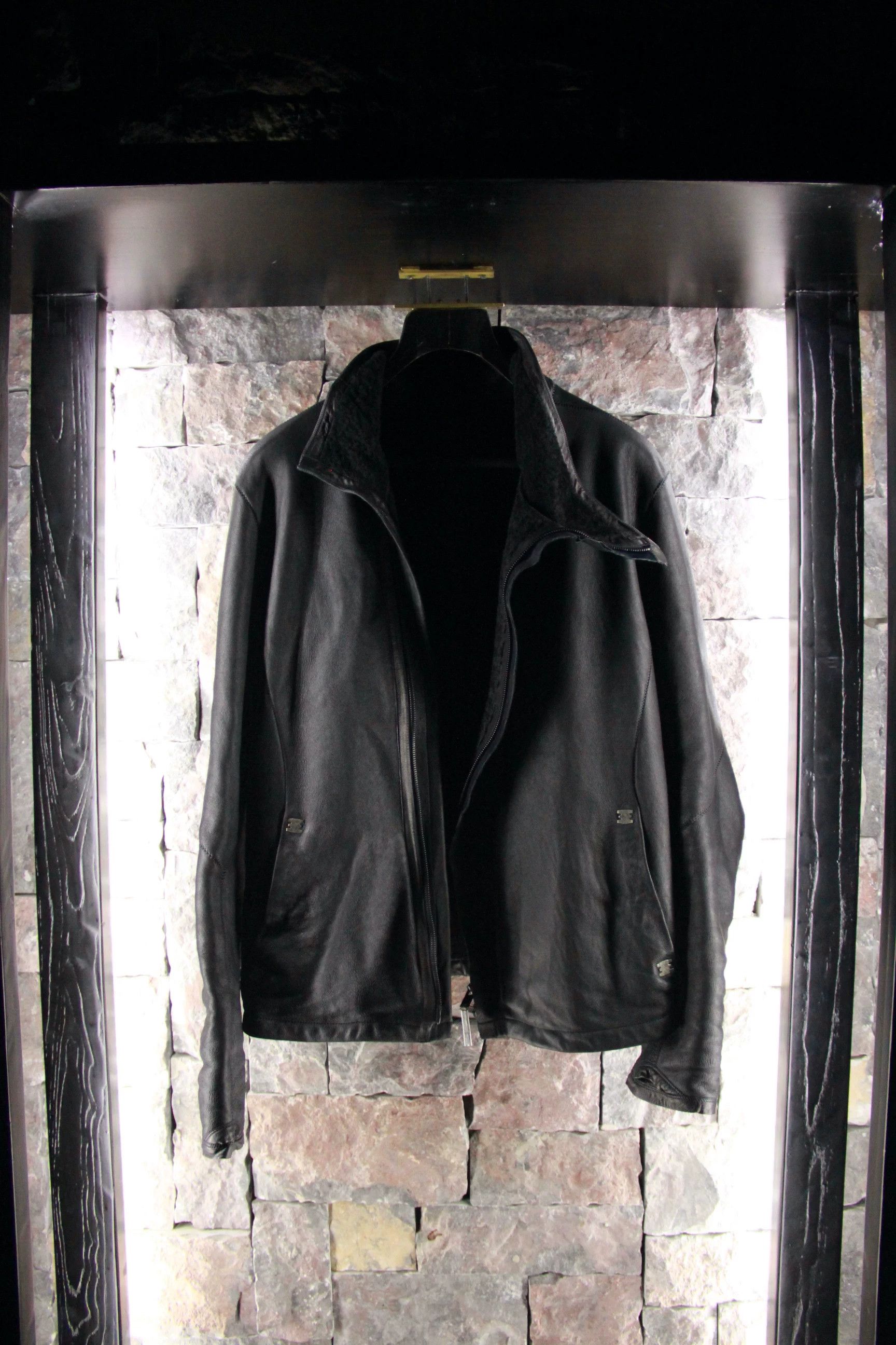 Isaac Sellam Experience Isaac Sellam Experience Black Leather Jacket Men l Size US L / EU 52-54 / 3 - 2 Thumbnail