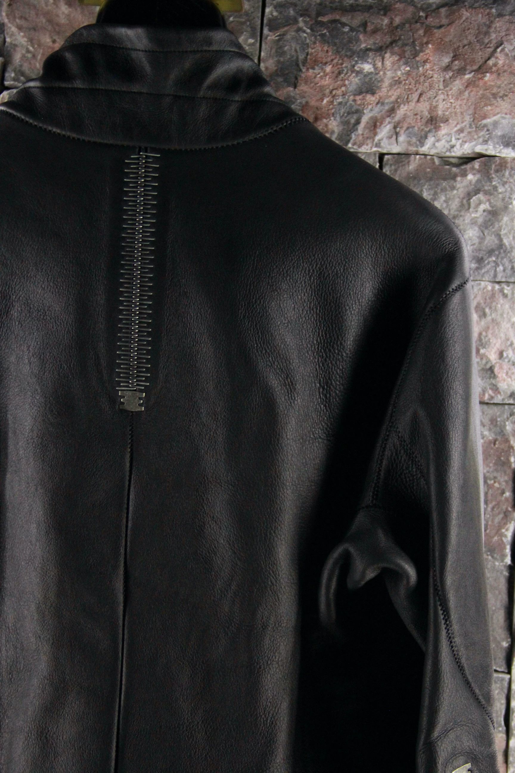 Isaac Sellam Experience Isaac Sellam Experience Black Leather Jacket Men l Size US L / EU 52-54 / 3 - 4 Thumbnail