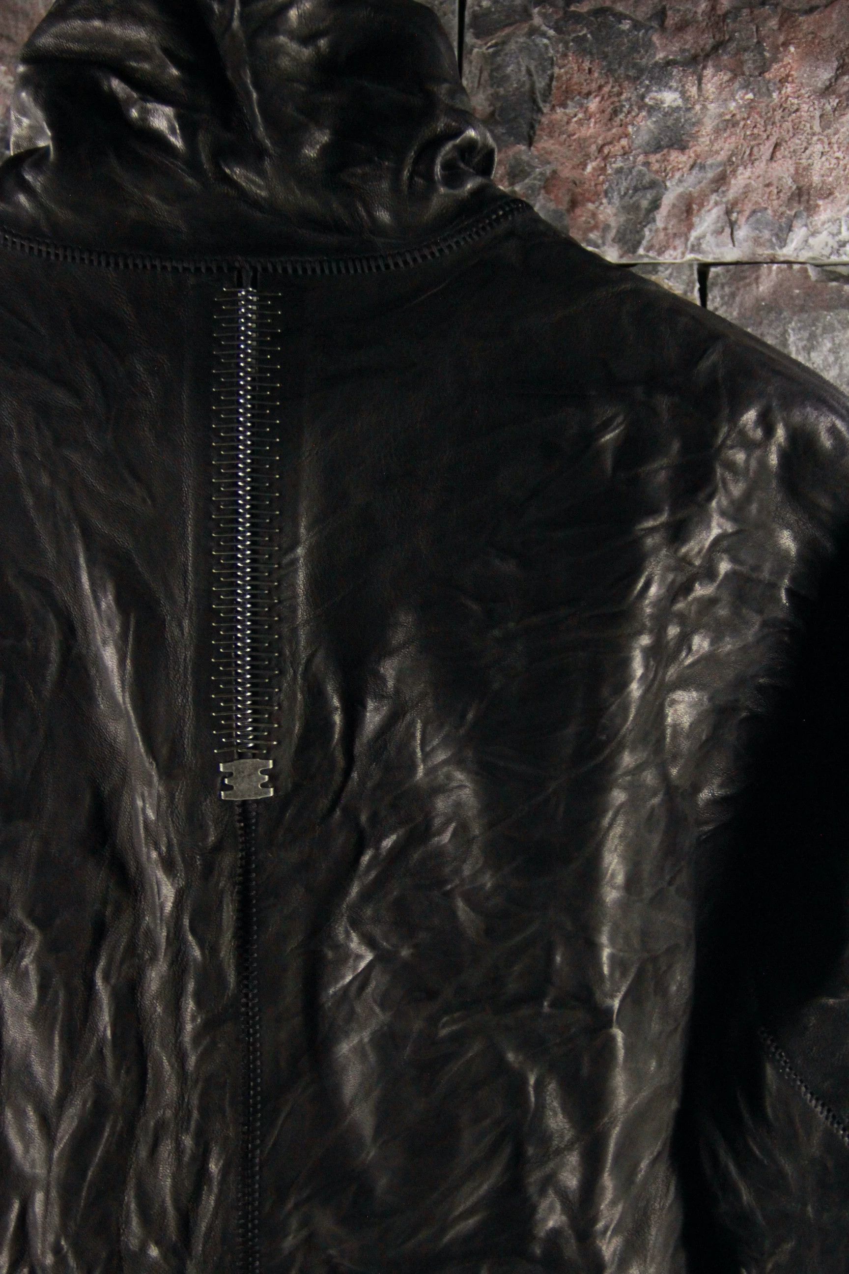 Isaac Sellam Experience Isaac Sellam Experience Black Leather Jacket Men xl Size US XL / EU 56 / 4 - 5 Thumbnail