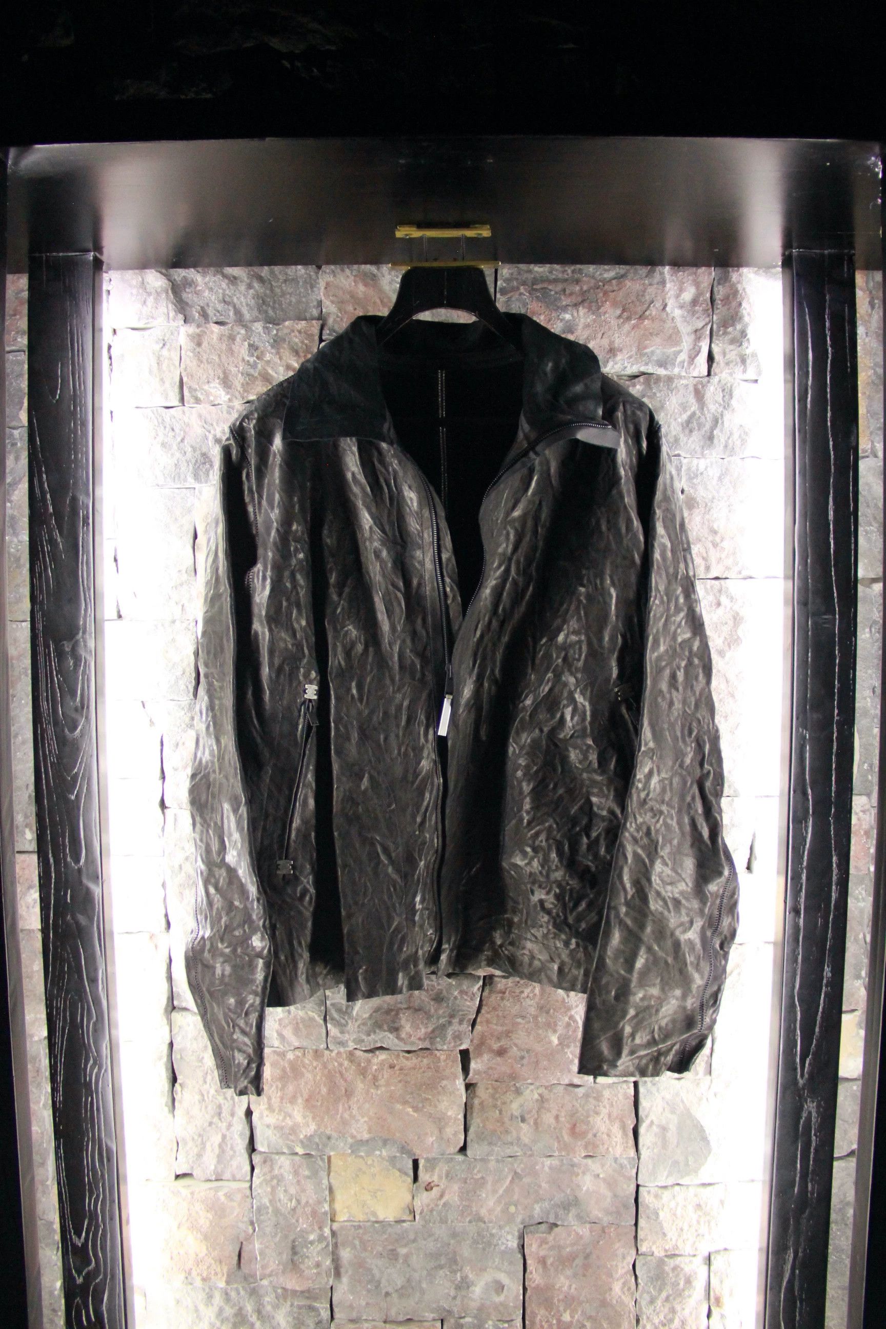 Isaac Sellam Experience Isaac Sellam Experience Black Leather Jacket Men xl Size US XL / EU 56 / 4 - 2 Thumbnail