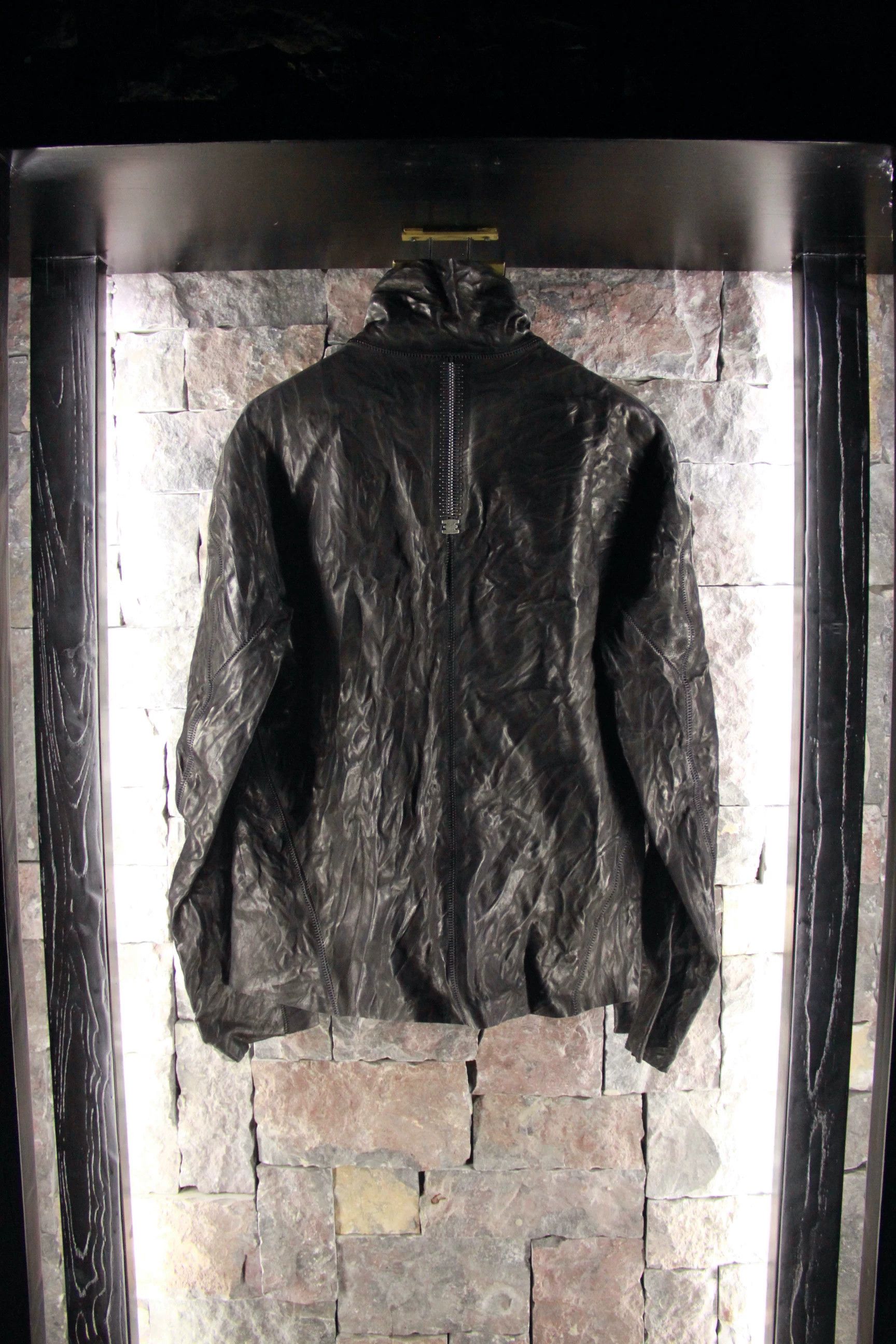 Isaac Sellam Experience Isaac Sellam Experience Black Leather Jacket Men xl Size US XL / EU 56 / 4 - 3 Thumbnail