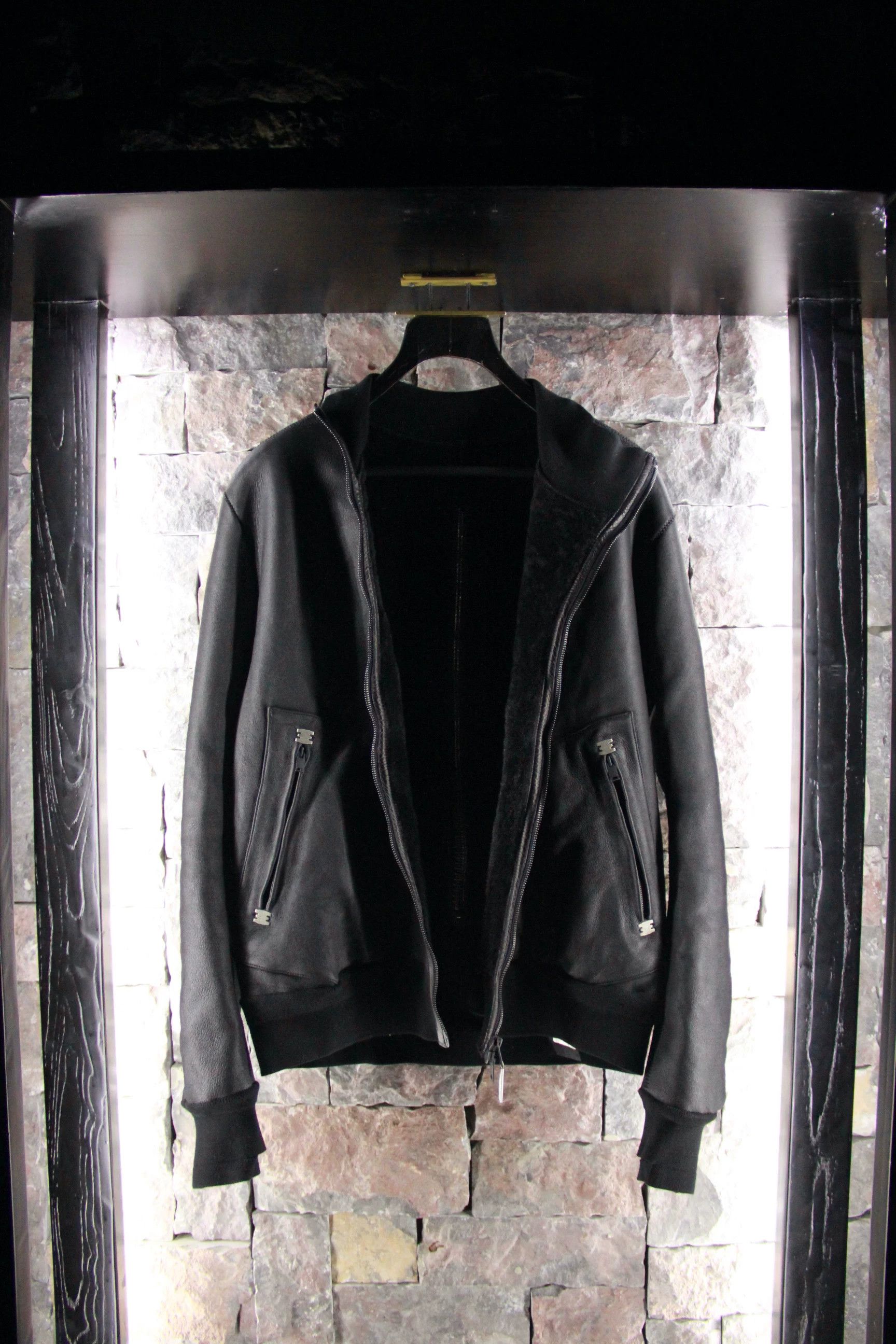 Isaac Sellam Experience Isaac Sellam Experience Black Leather Jacket Men xl Size US XL / EU 56 / 4 - 2 Thumbnail